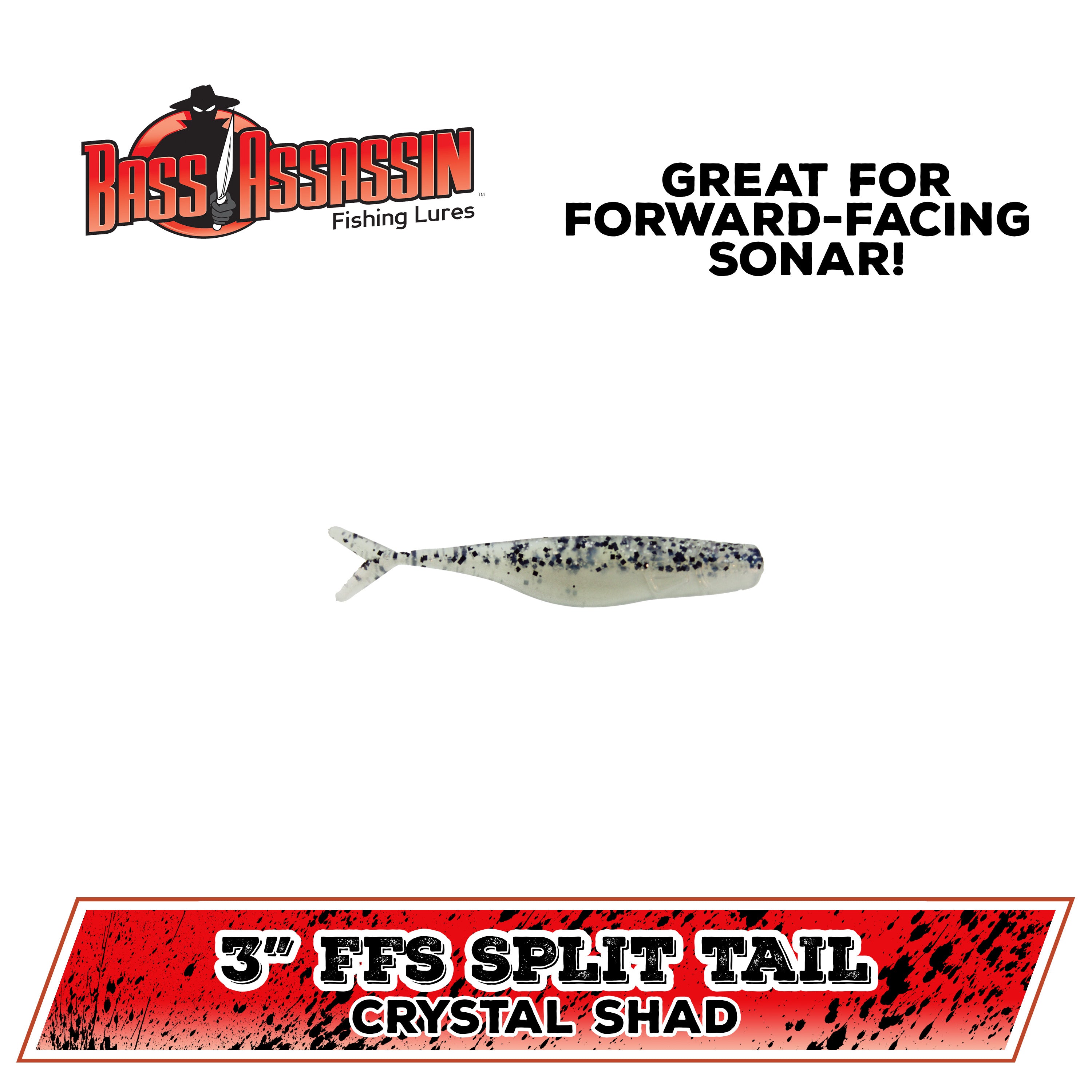 3" Forward-Facing Sonar Split Tail