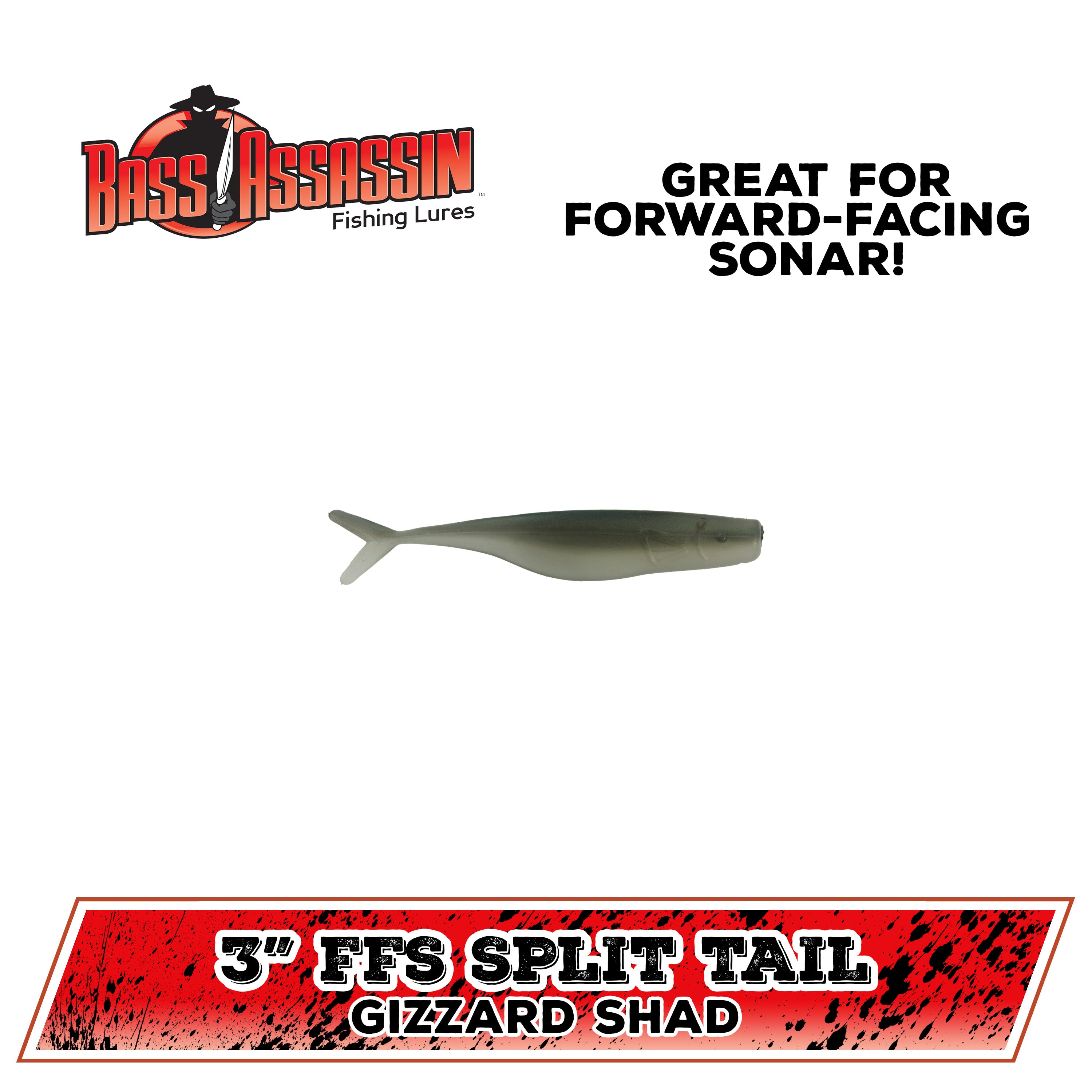 3" Forward-Facing Sonar Split Tail