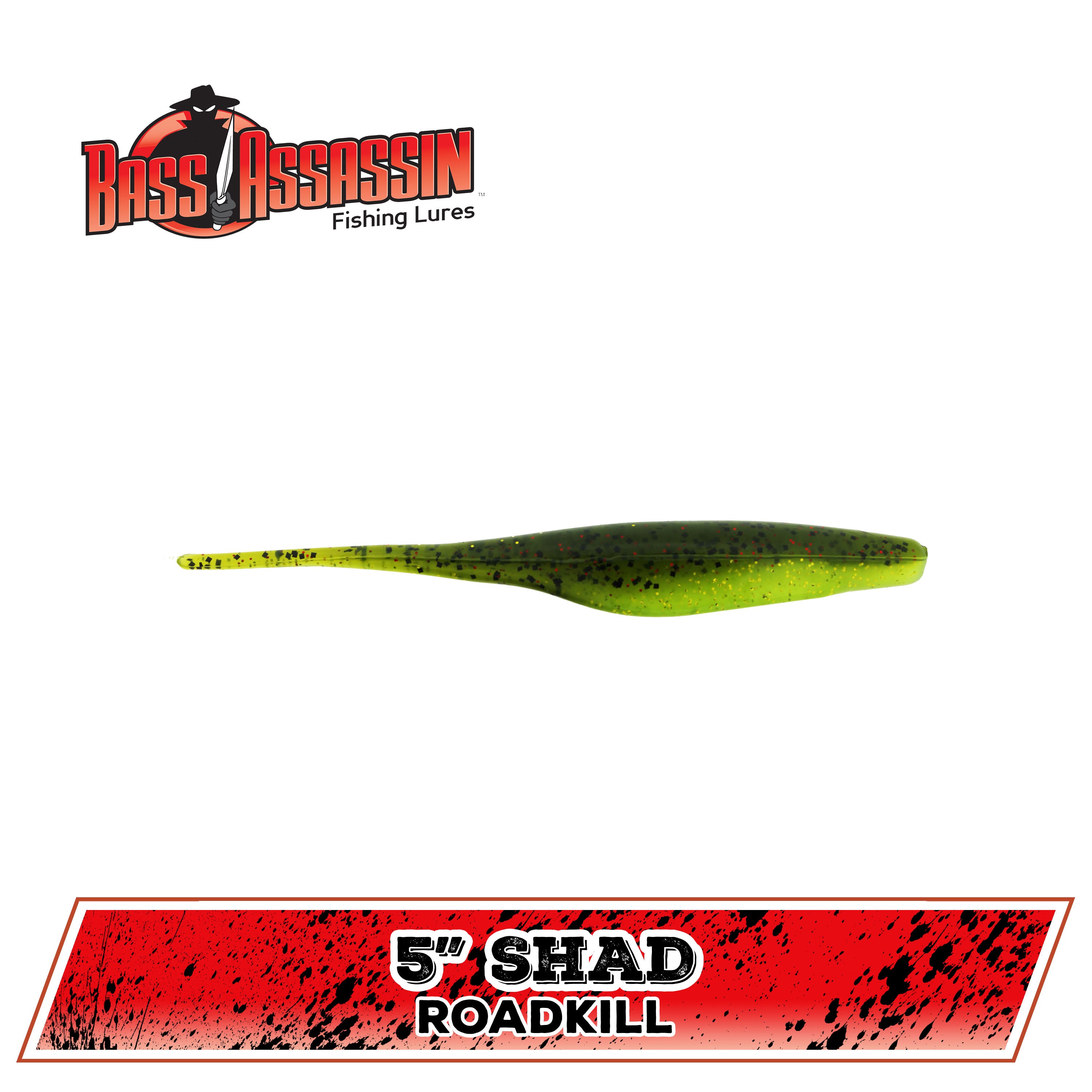 5" FW Shad (N-Z)