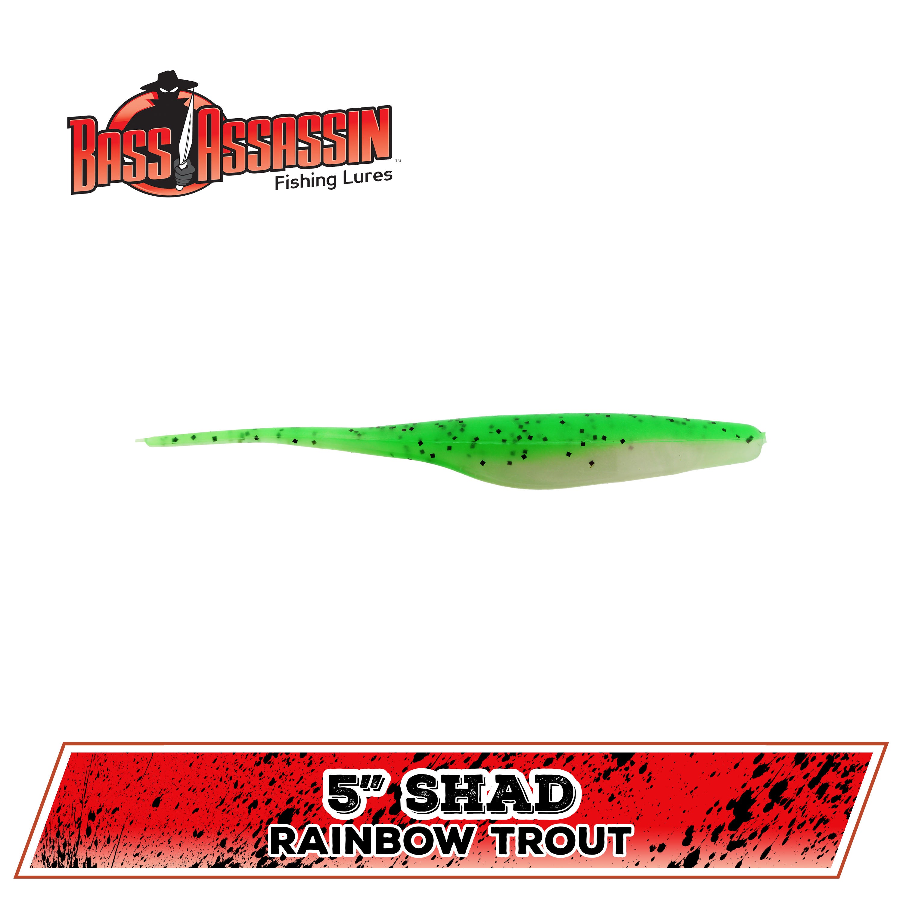 5" FW Shad (N-Z)