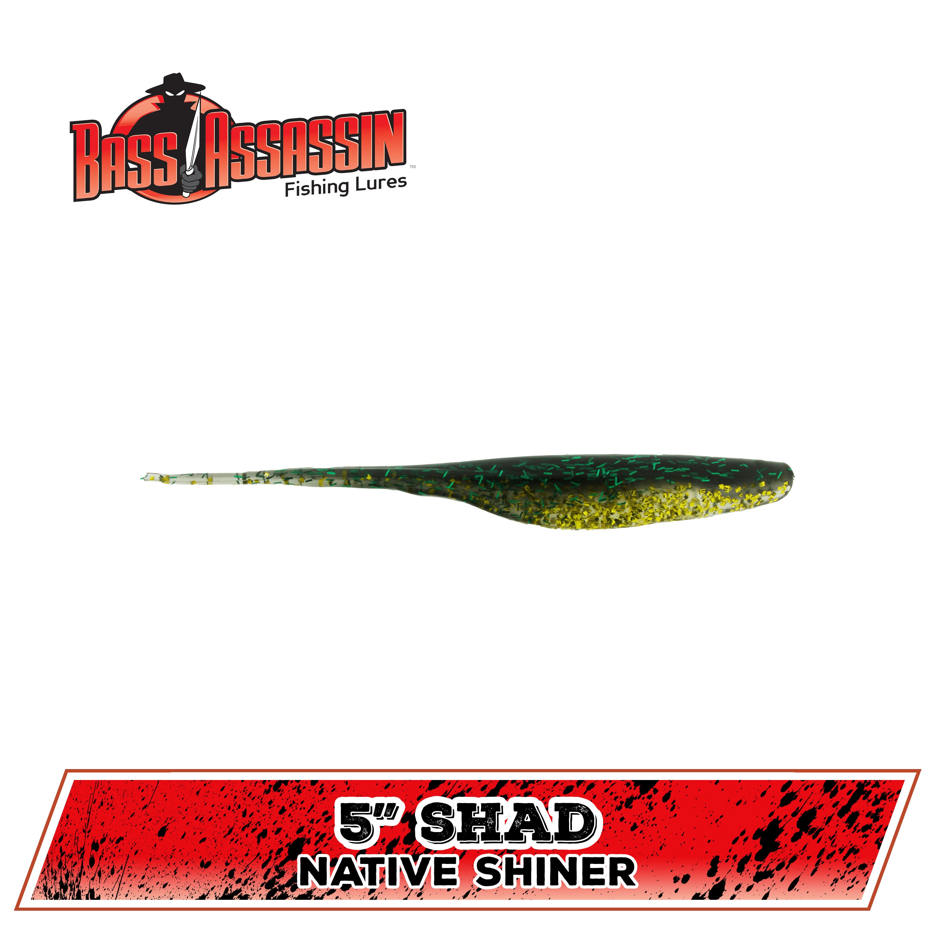 5" FW Shad (N-Z)