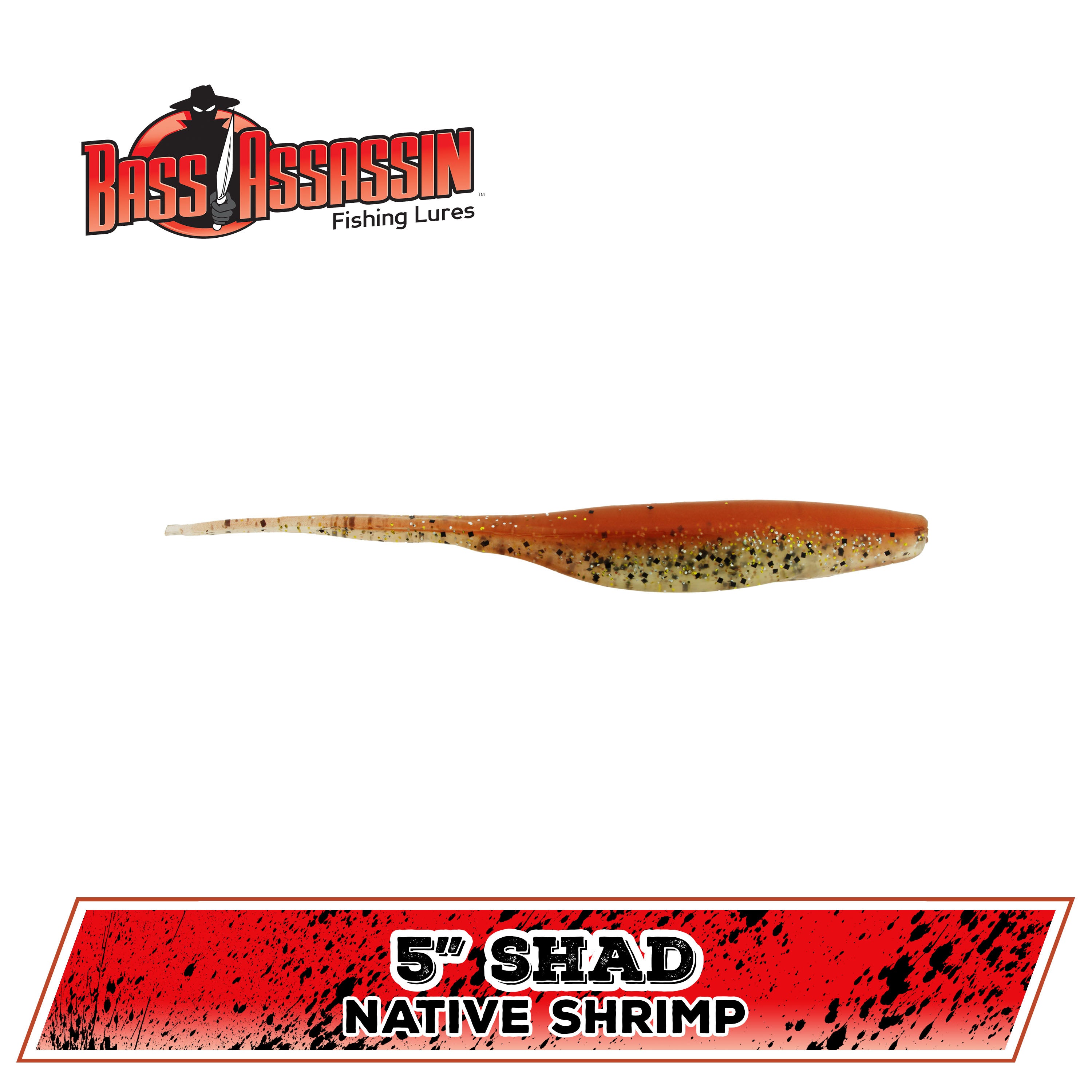 5" FW Shad (N-Z)
