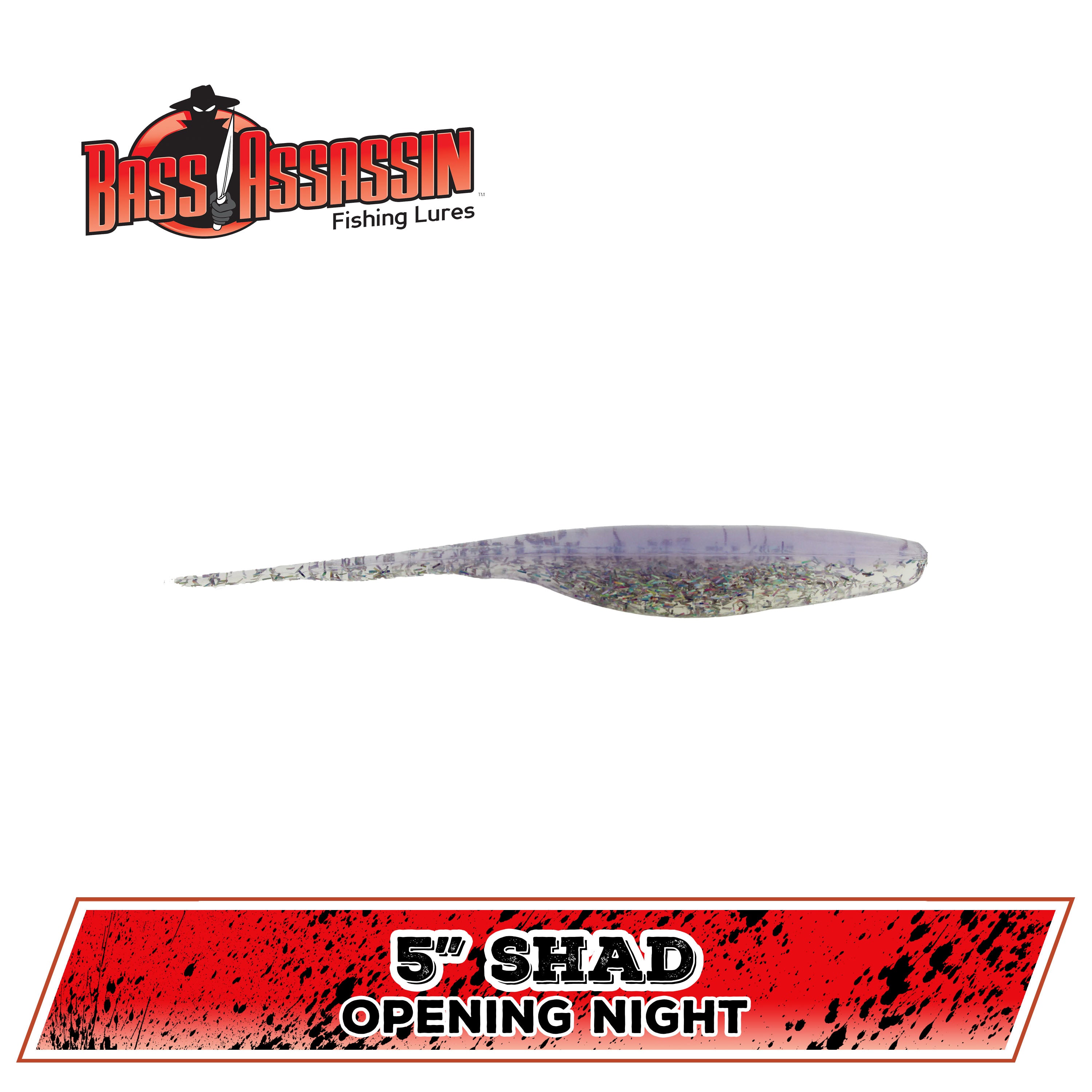 5" FW Shad (N-Z)