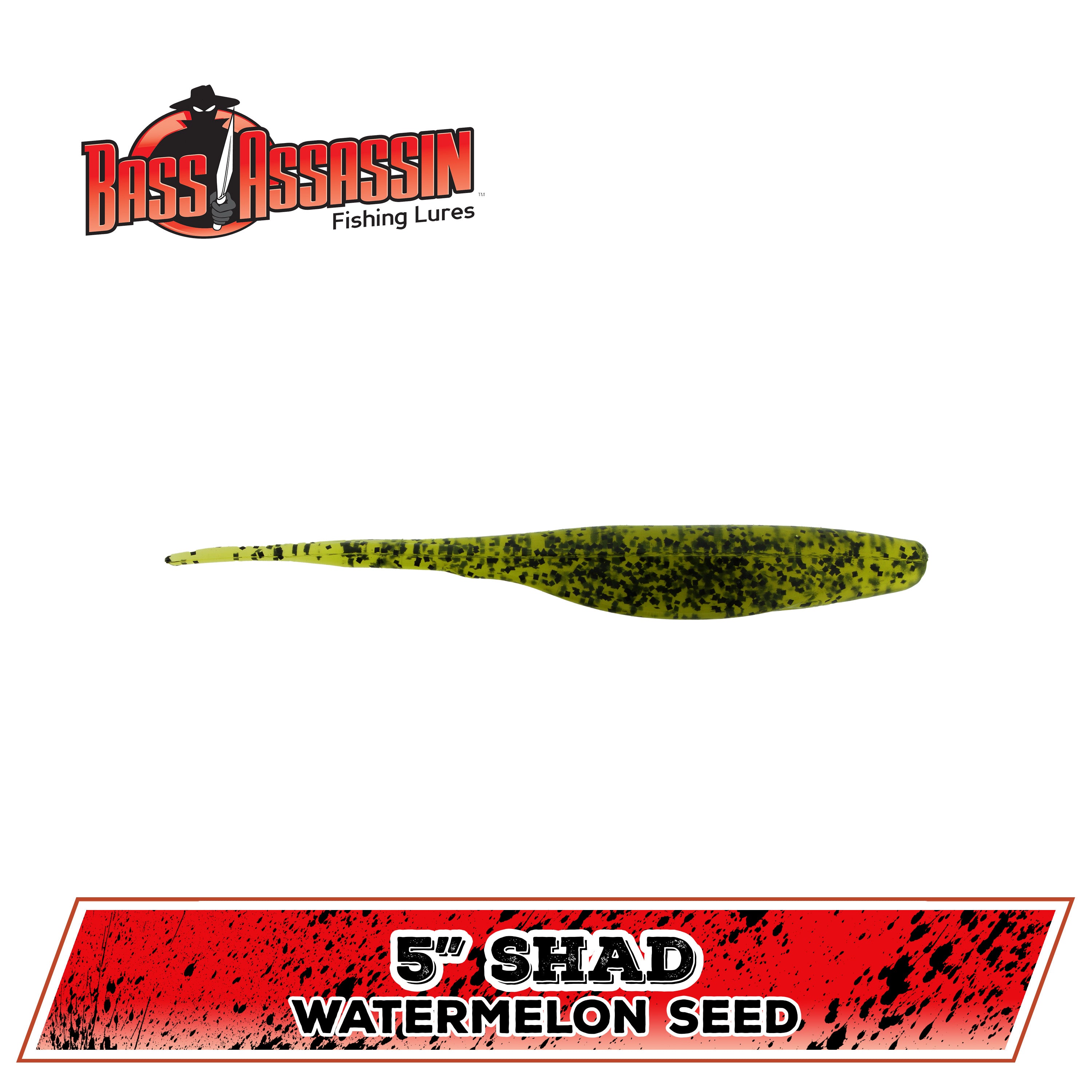 5" FW Shad (N-Z)