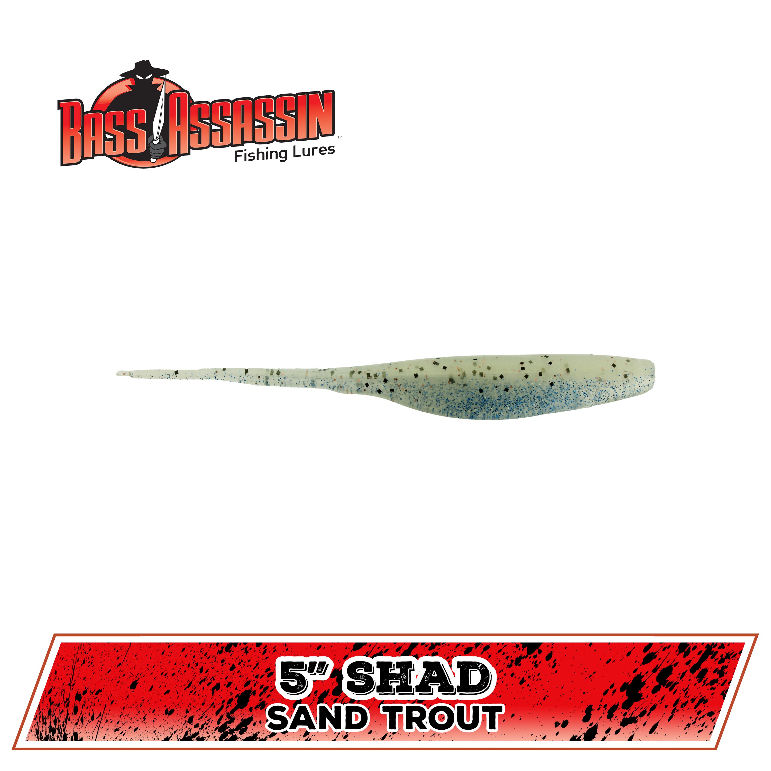 5" FW Shad (N-Z)