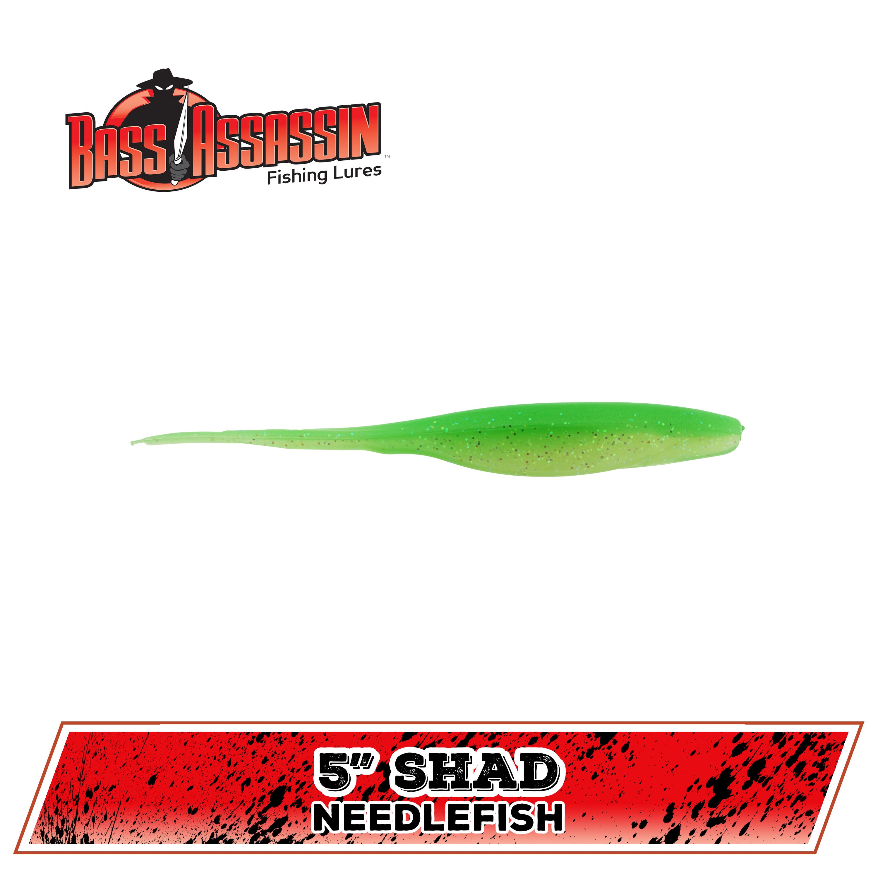 5" FW Shad (N-Z)