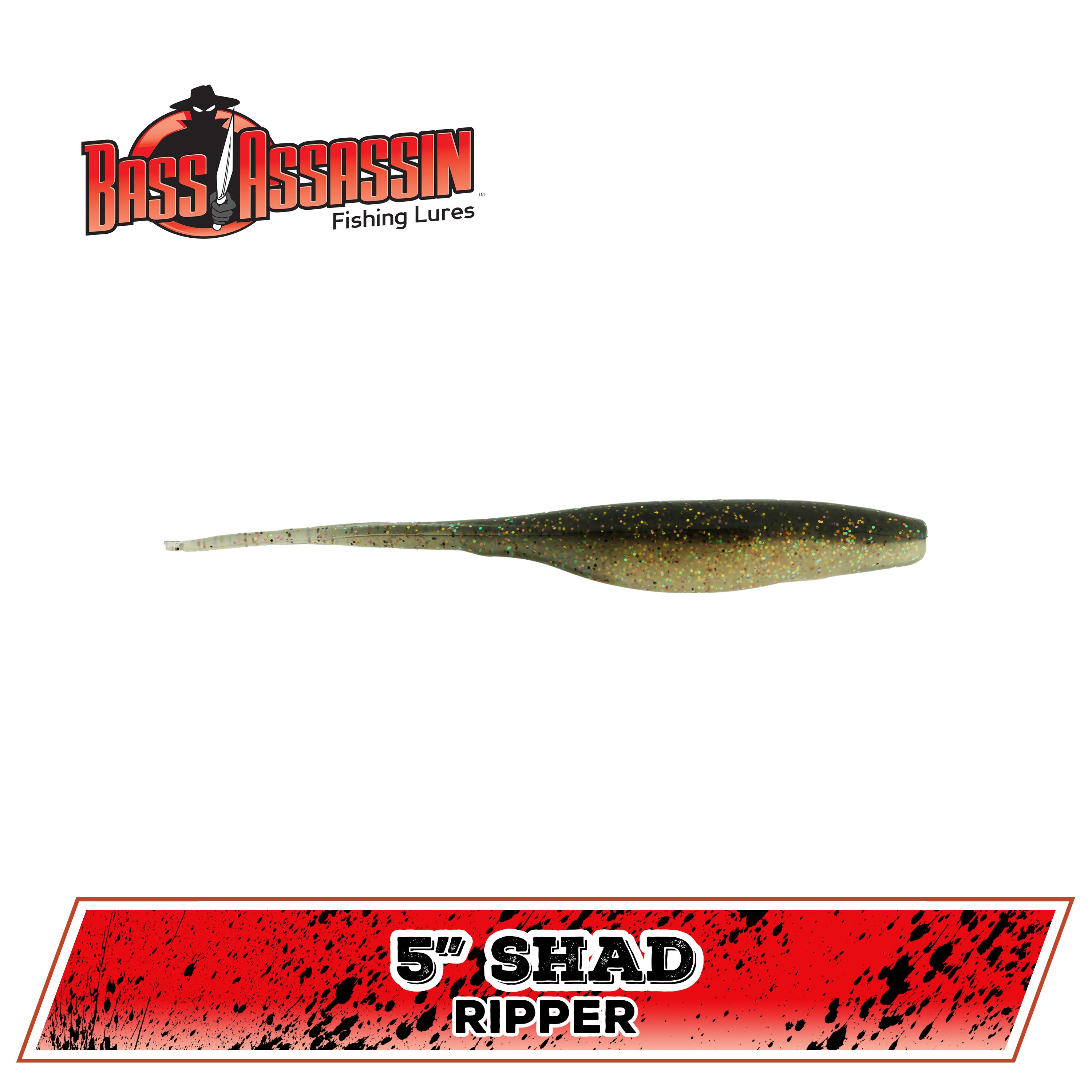 5" FW Shad (N-Z)