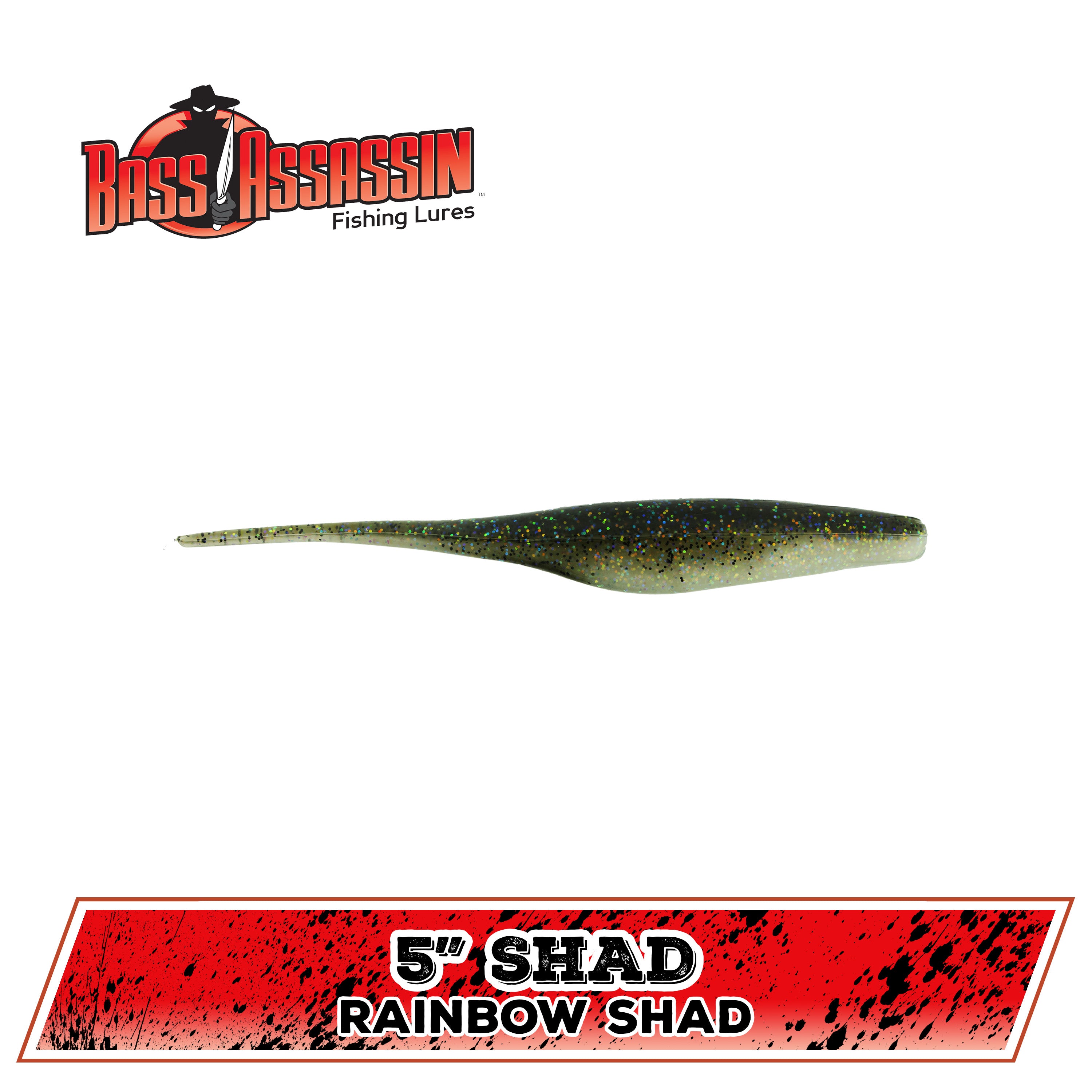 5" FW Shad (N-Z)
