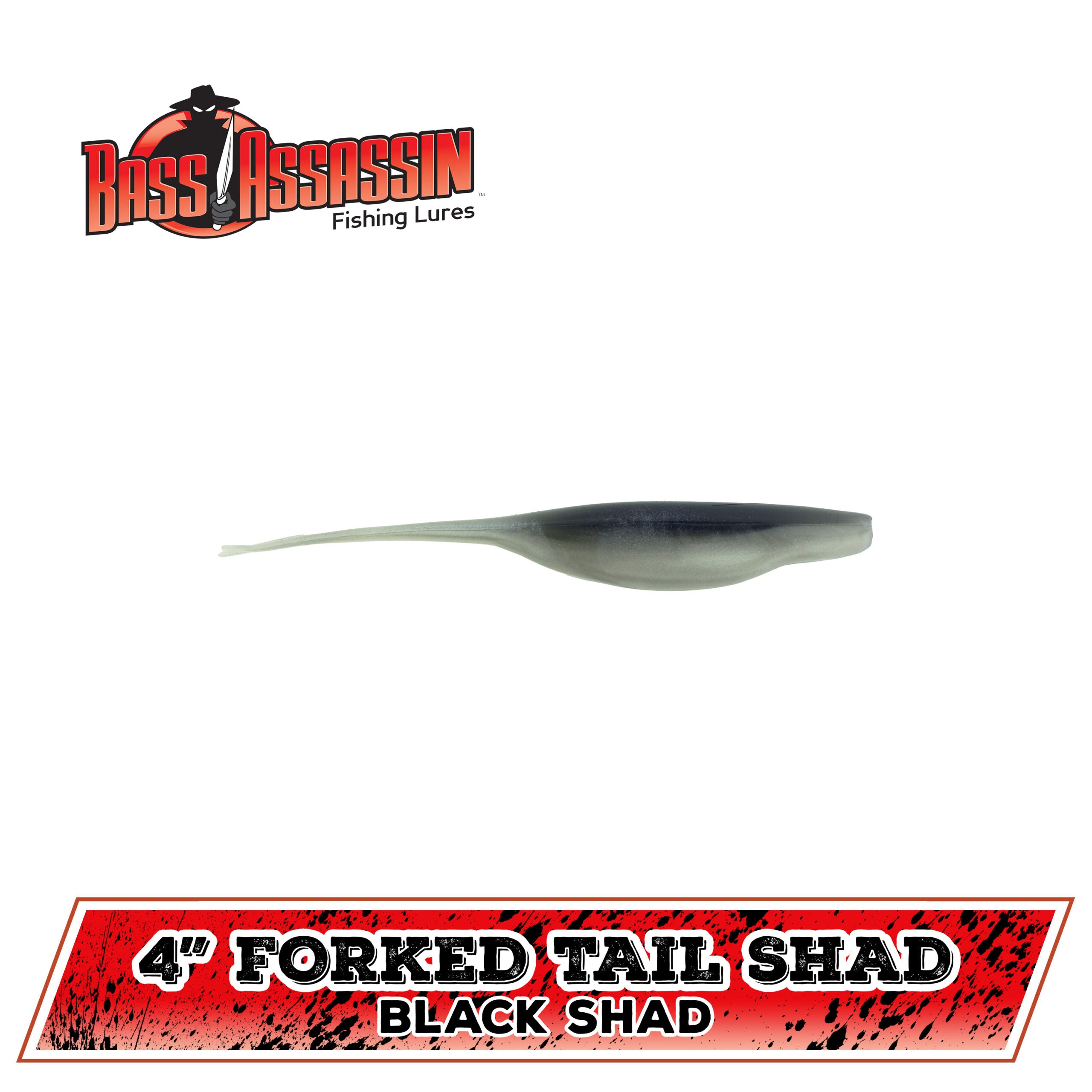 4" FW Forked Tail Shad