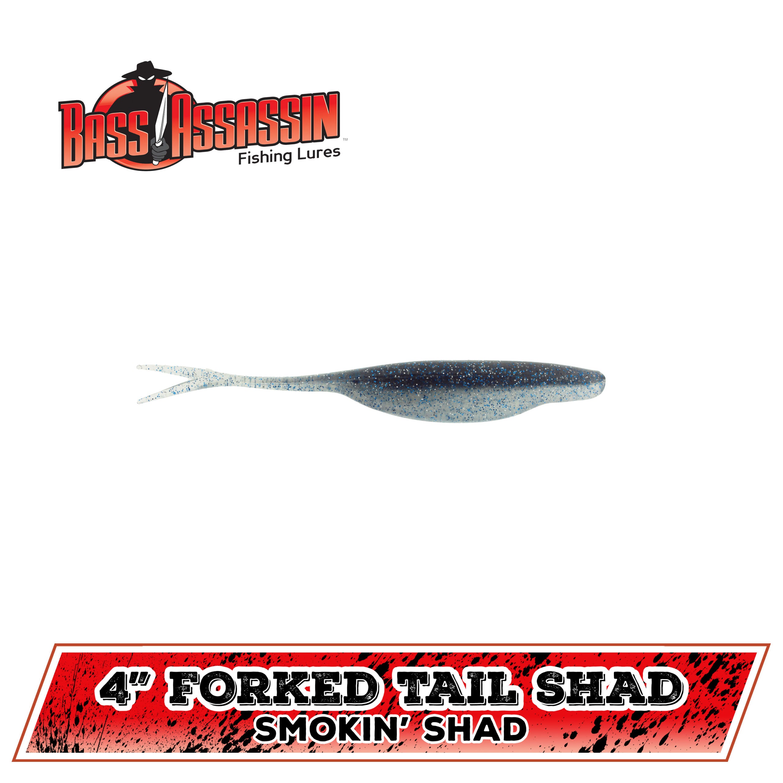 4" FW Forked Tail Shad