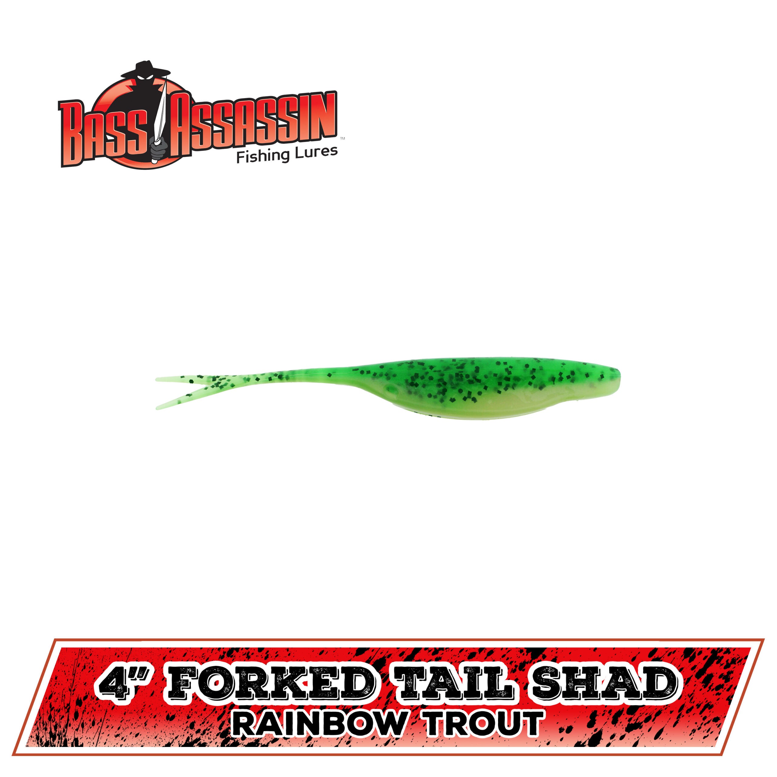 4" FW Forked Tail Shad