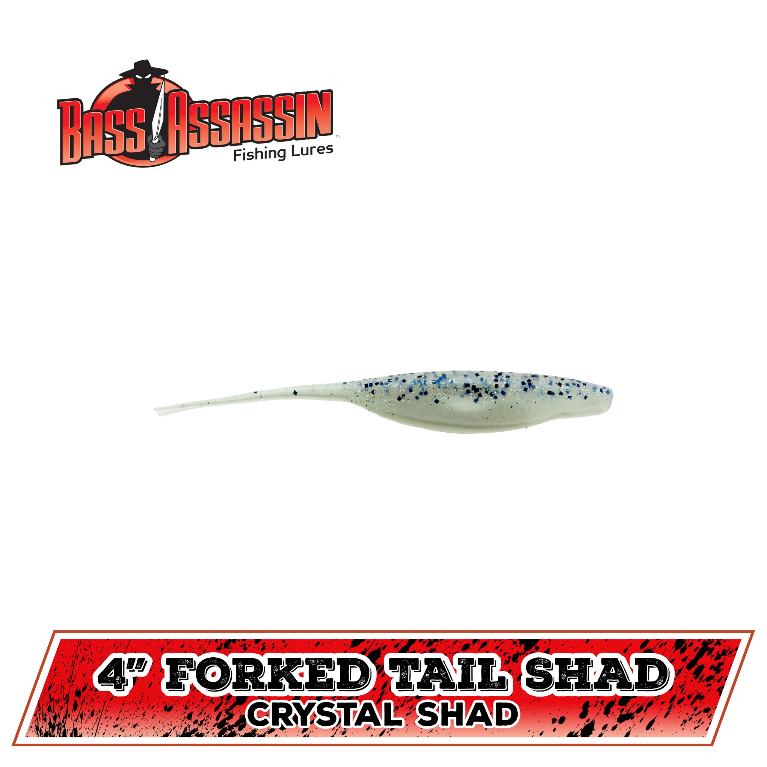 4" FW Forked Tail Shad