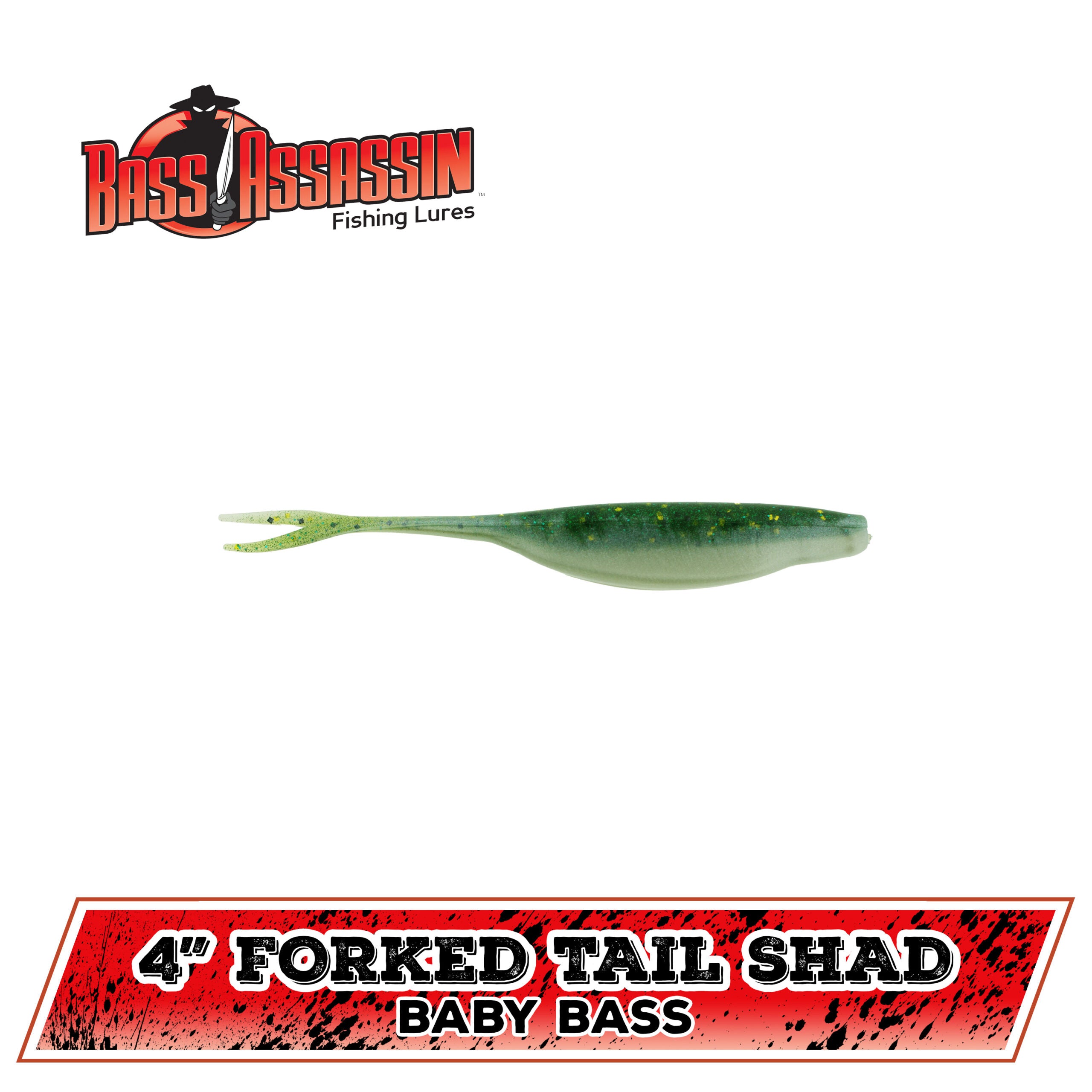 4" FW Forked Tail Shad