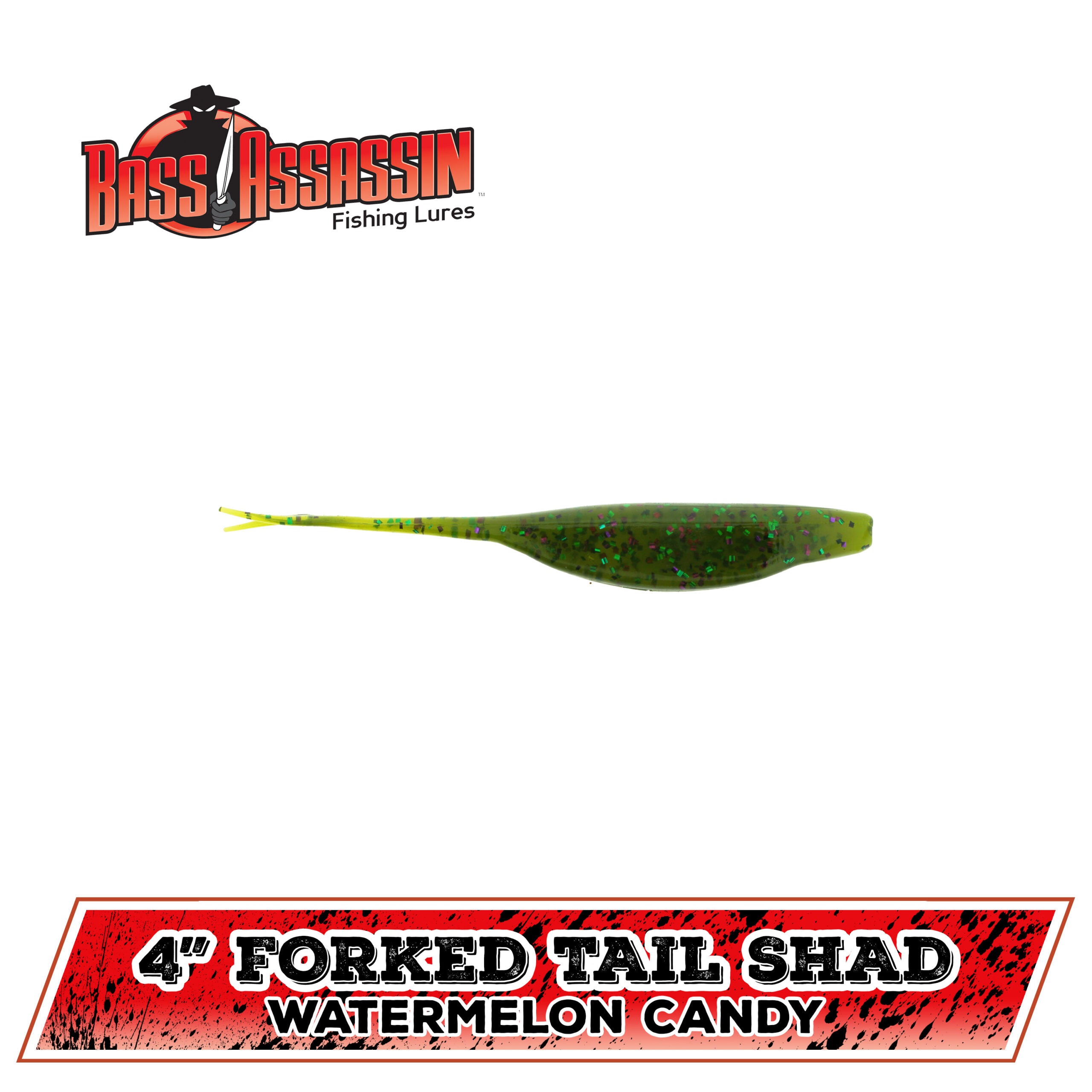 4" FW Forked Tail Shad