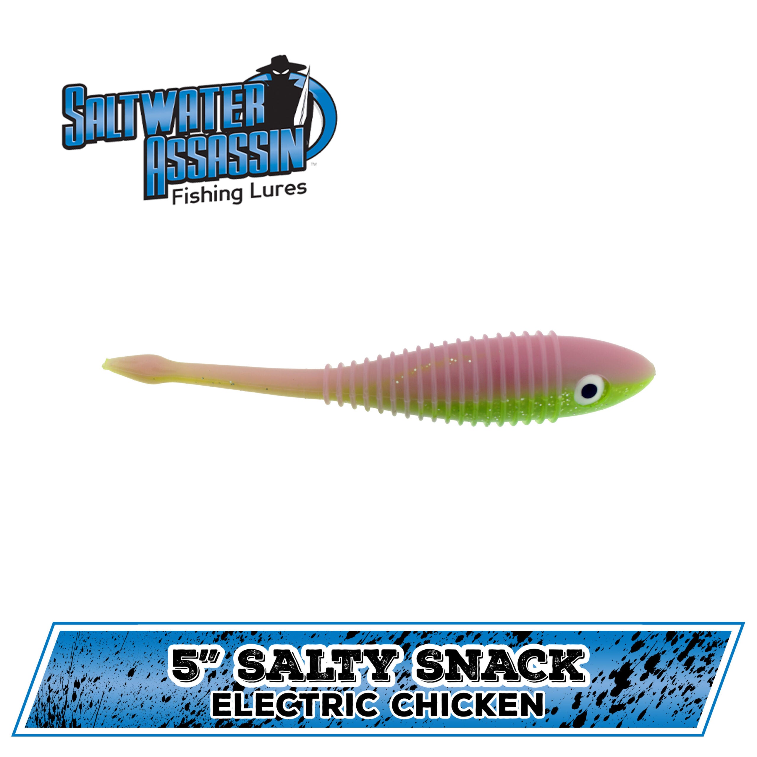 5" Salty Snack 3 CT with Trokar Hook