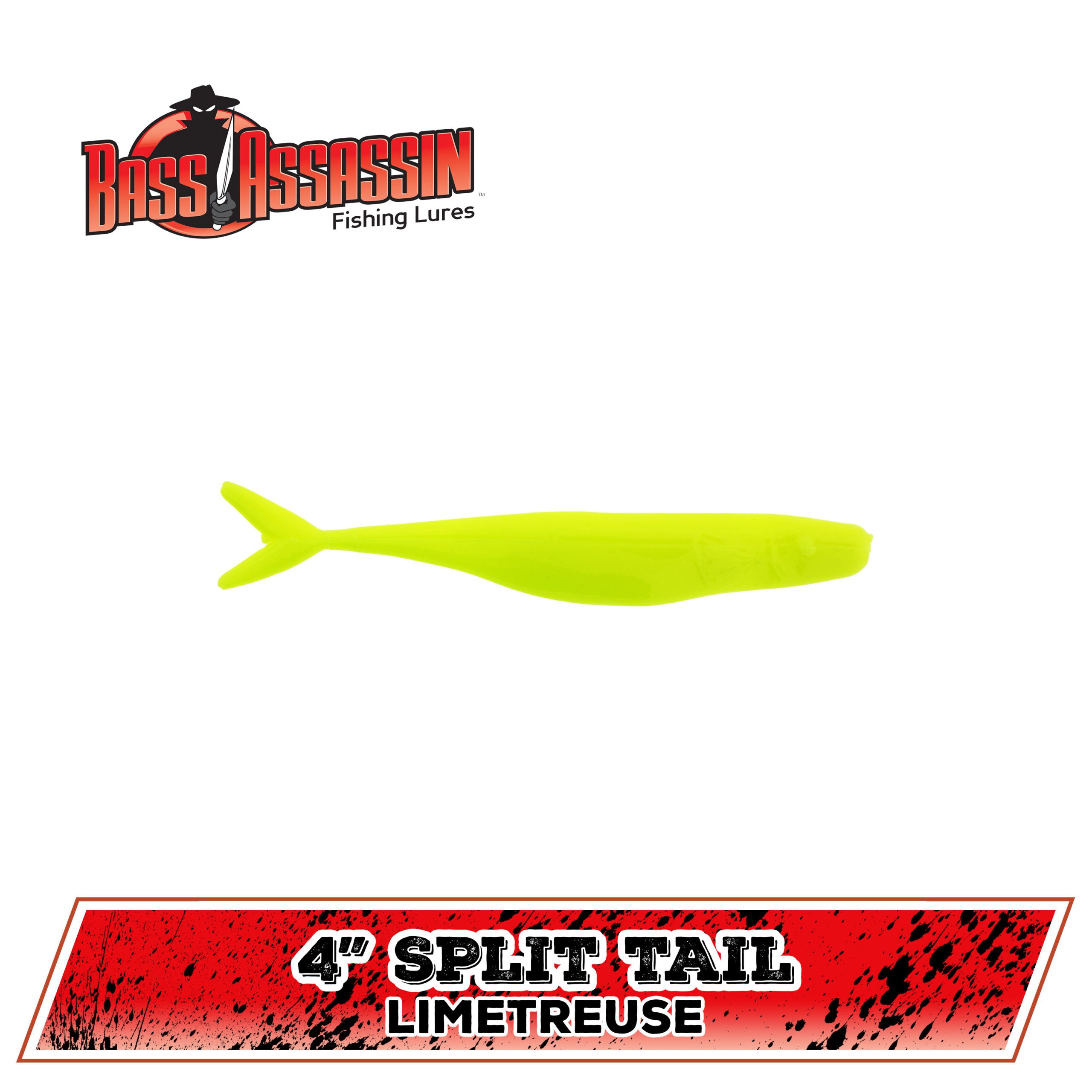 4" FW Split Tail Shad