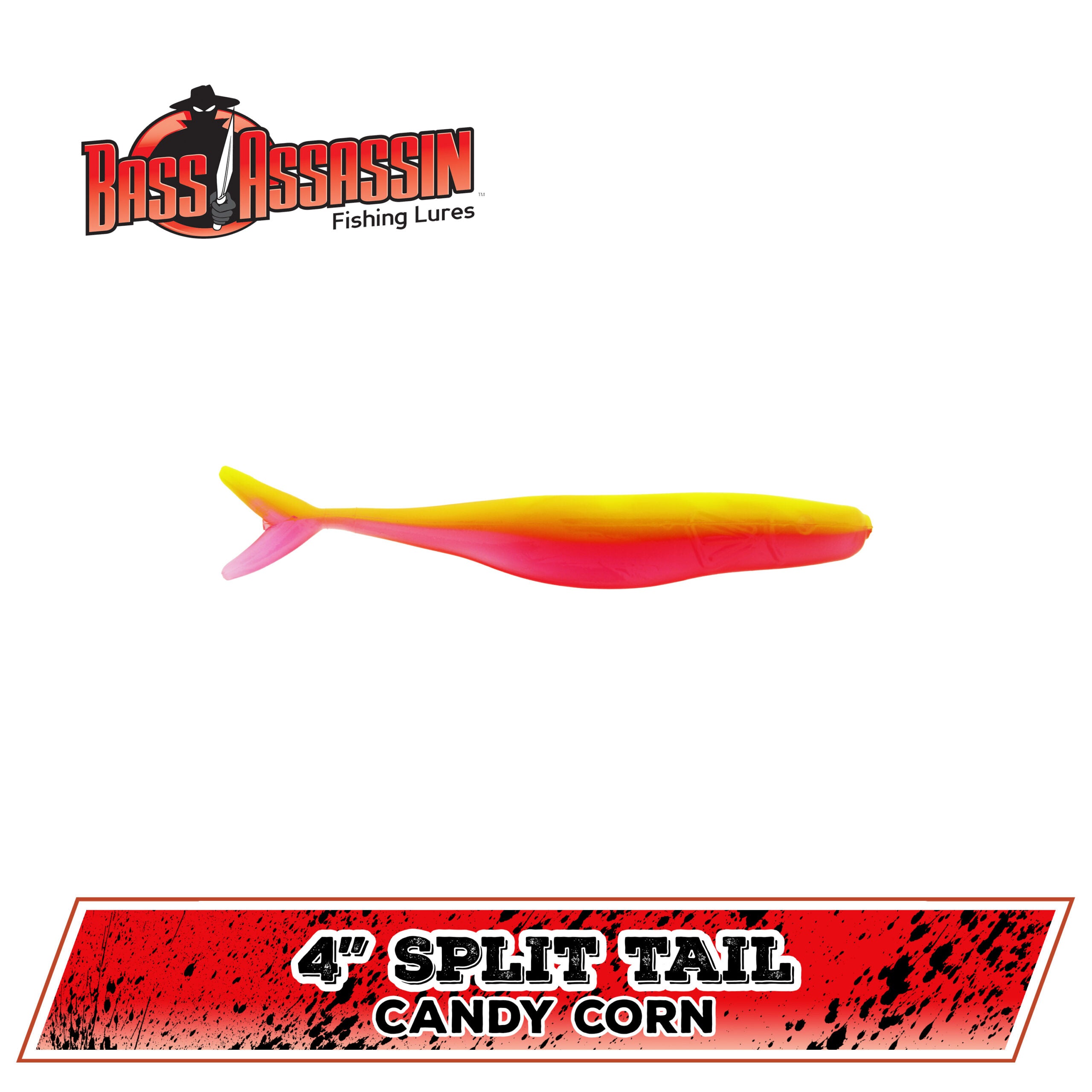 4" FW Split Tail Shad