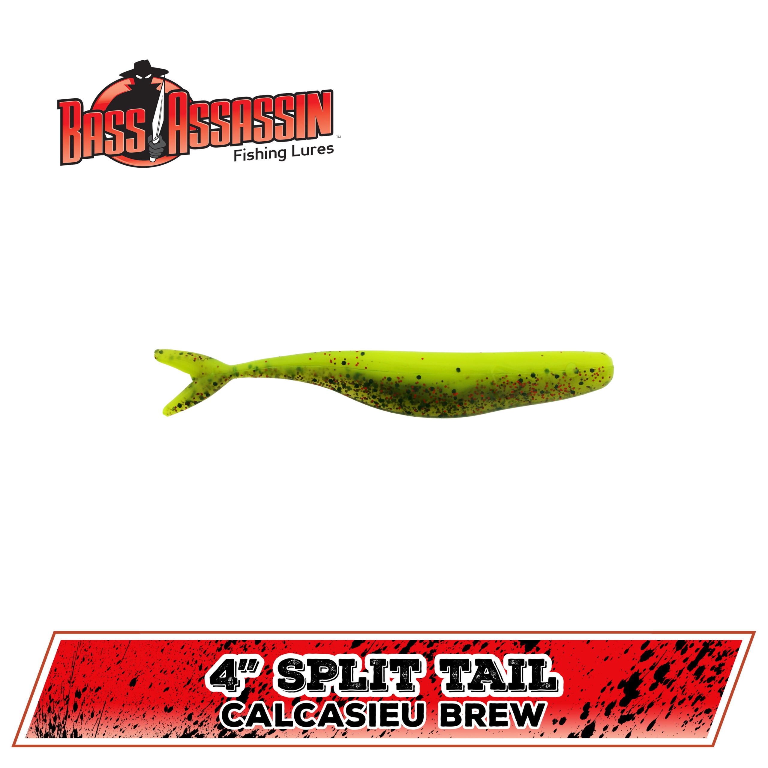 4" FW Split Tail Shad