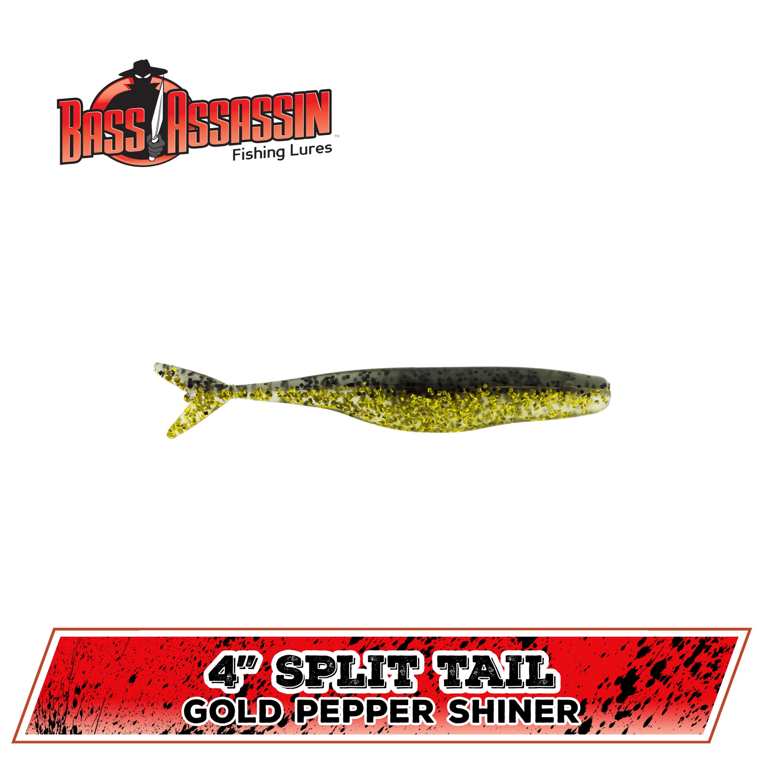4" FW Split Tail Shad