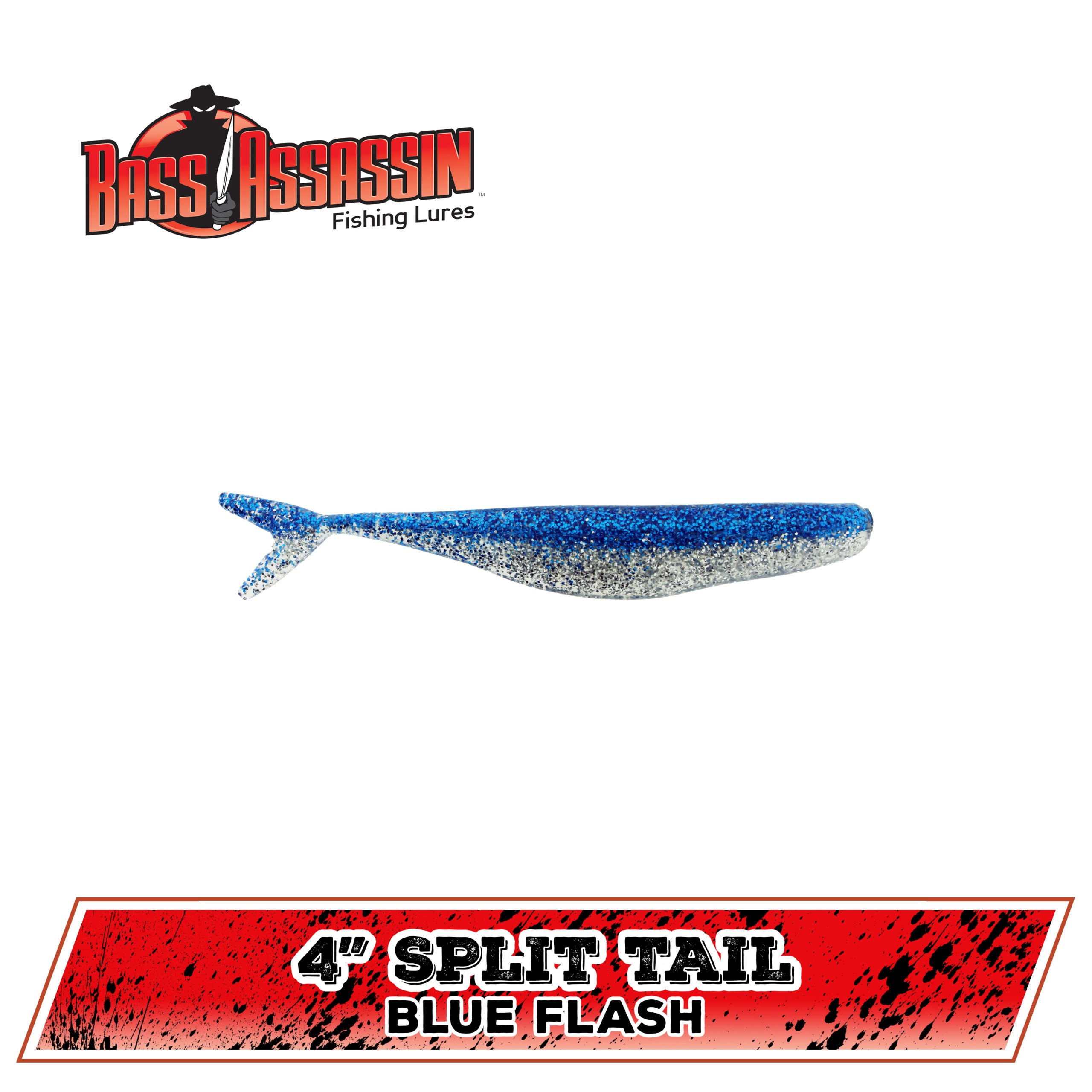 4" FW Split Tail Shad