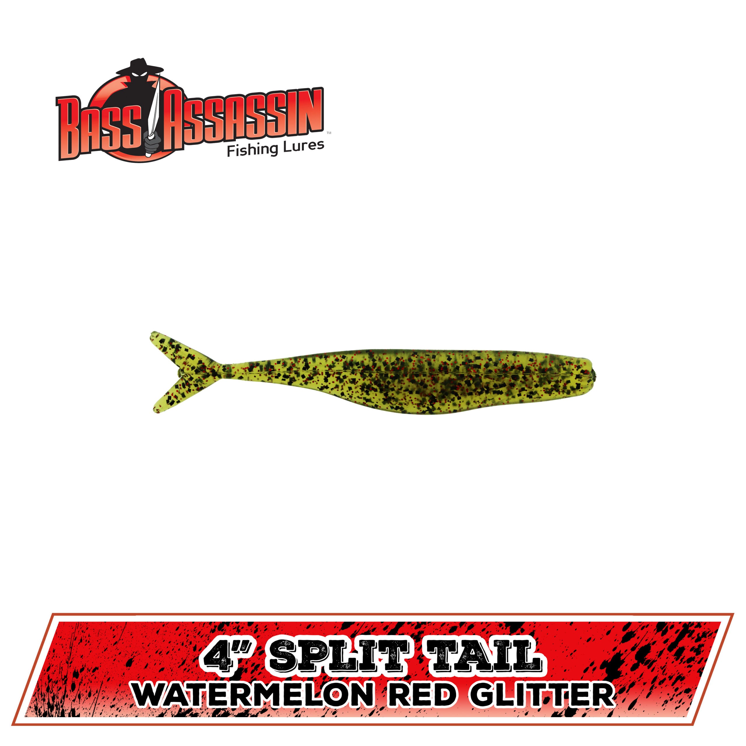 4" FW Split Tail Shad