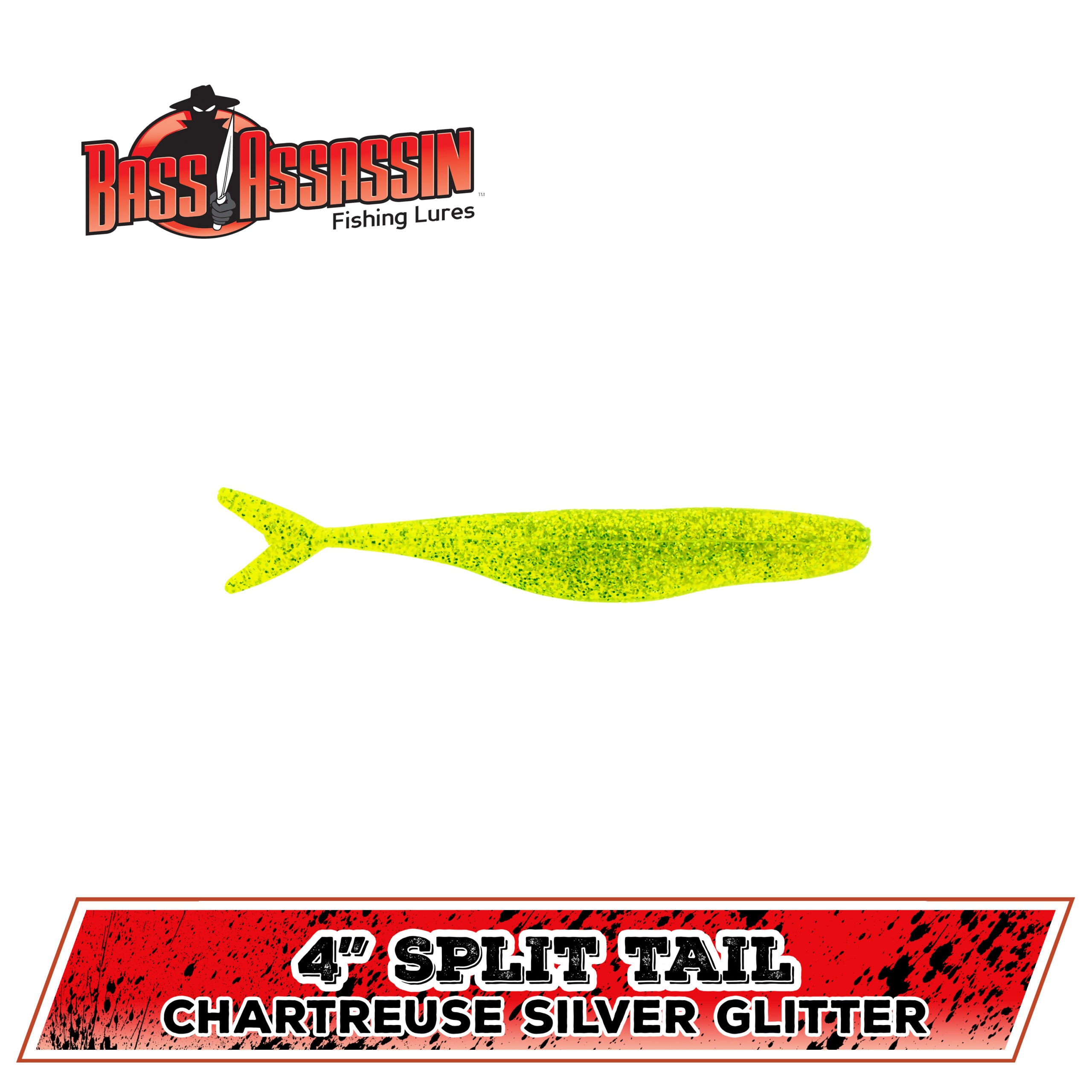 4" FW Split Tail Shad