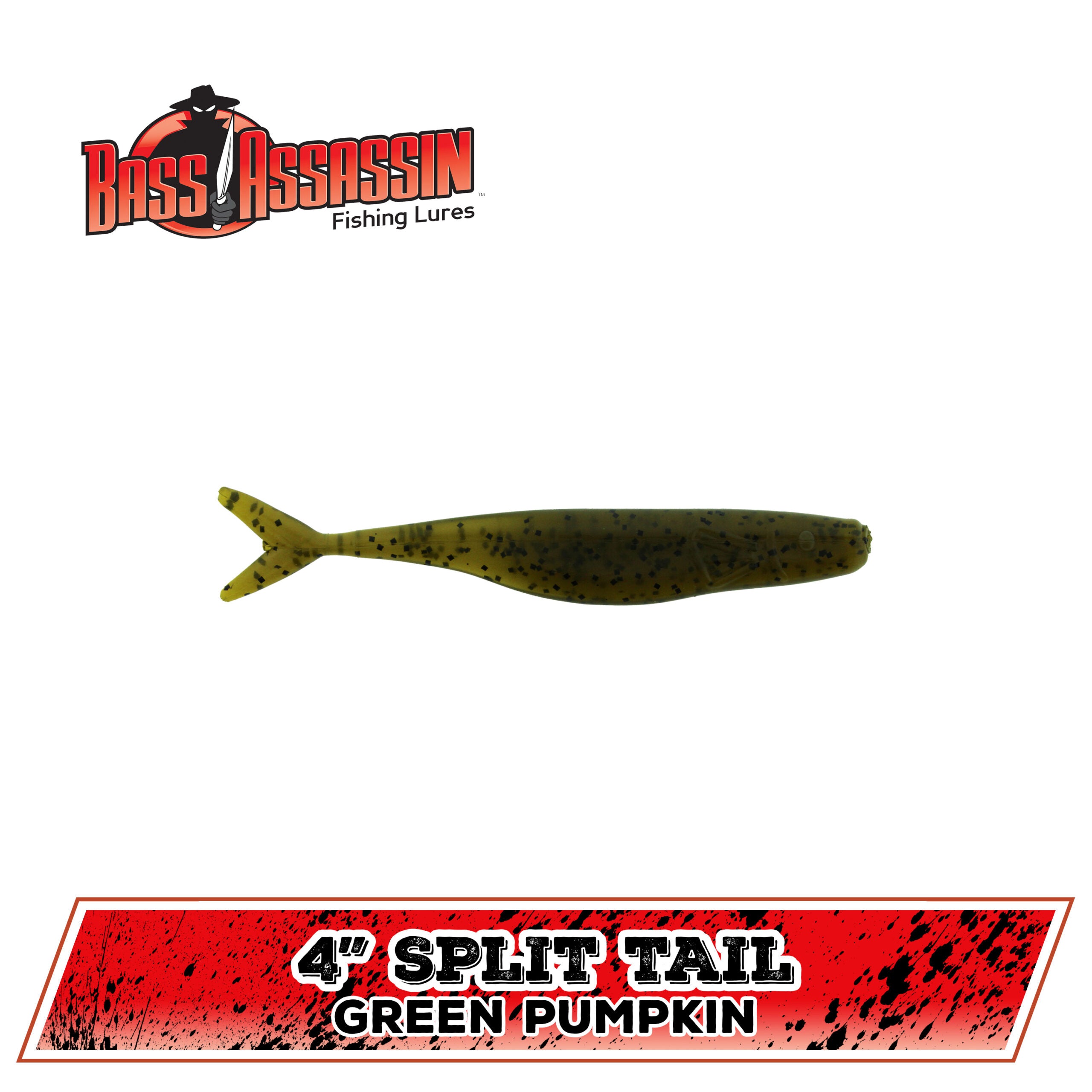 4" FW Split Tail Shad