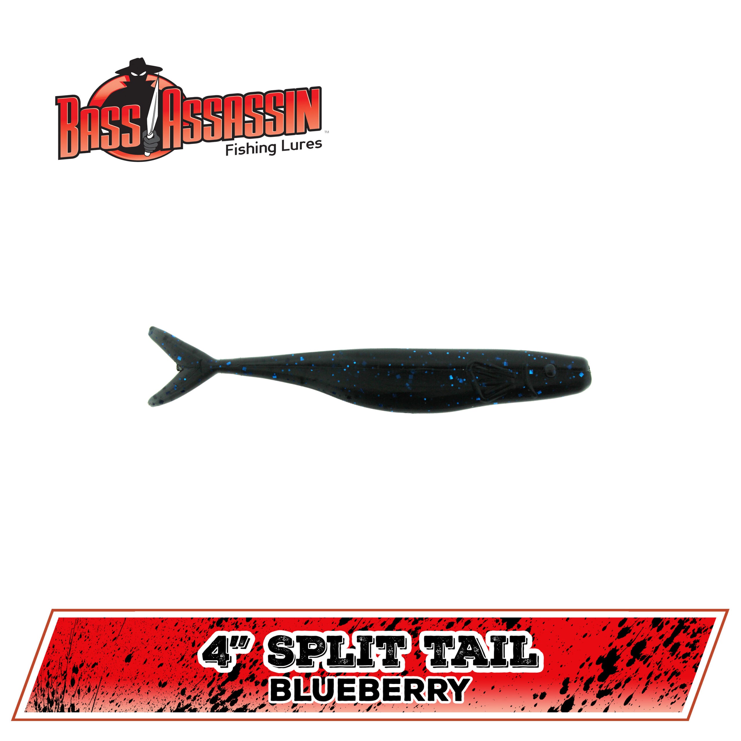 4" FW Split Tail Shad