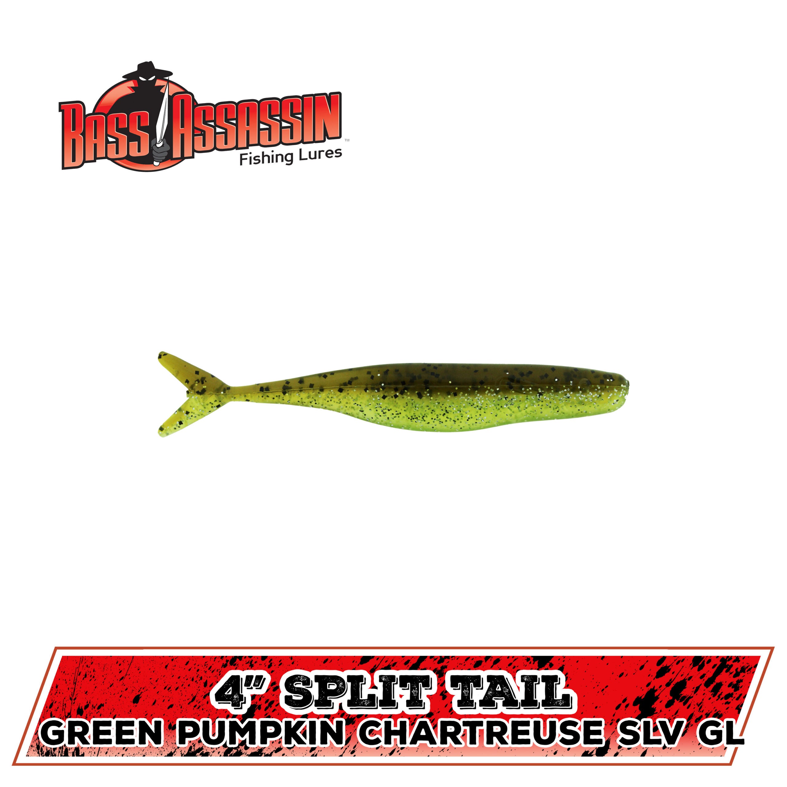 4" FW Split Tail Shad