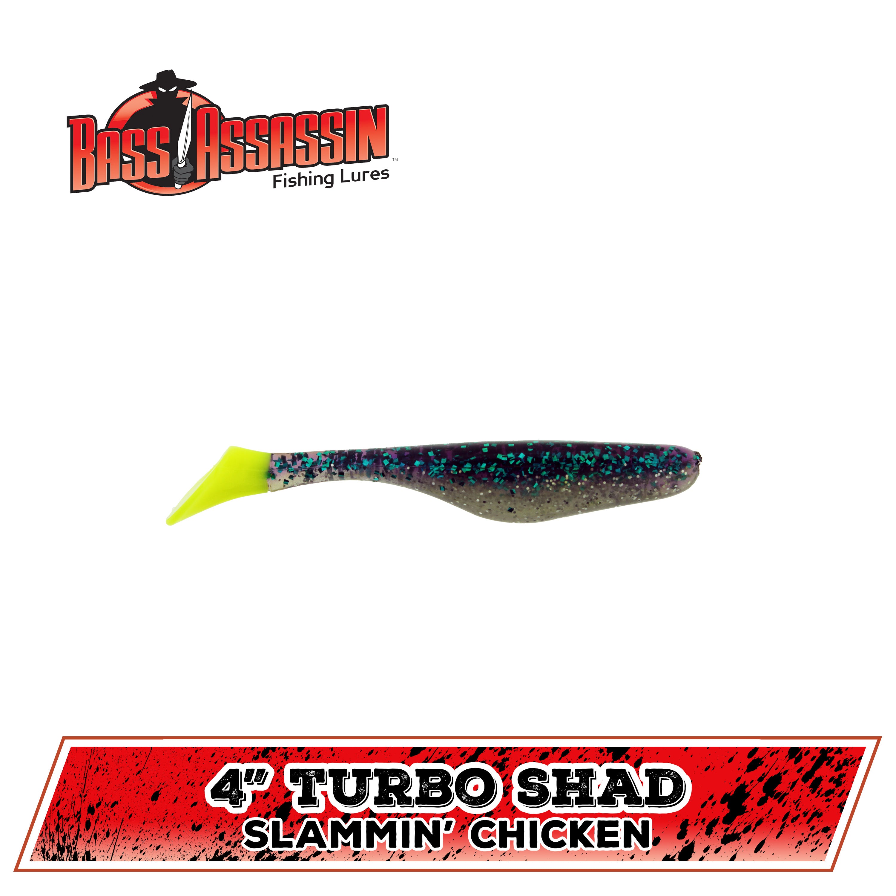 4" Turbo Shad (N-Z)