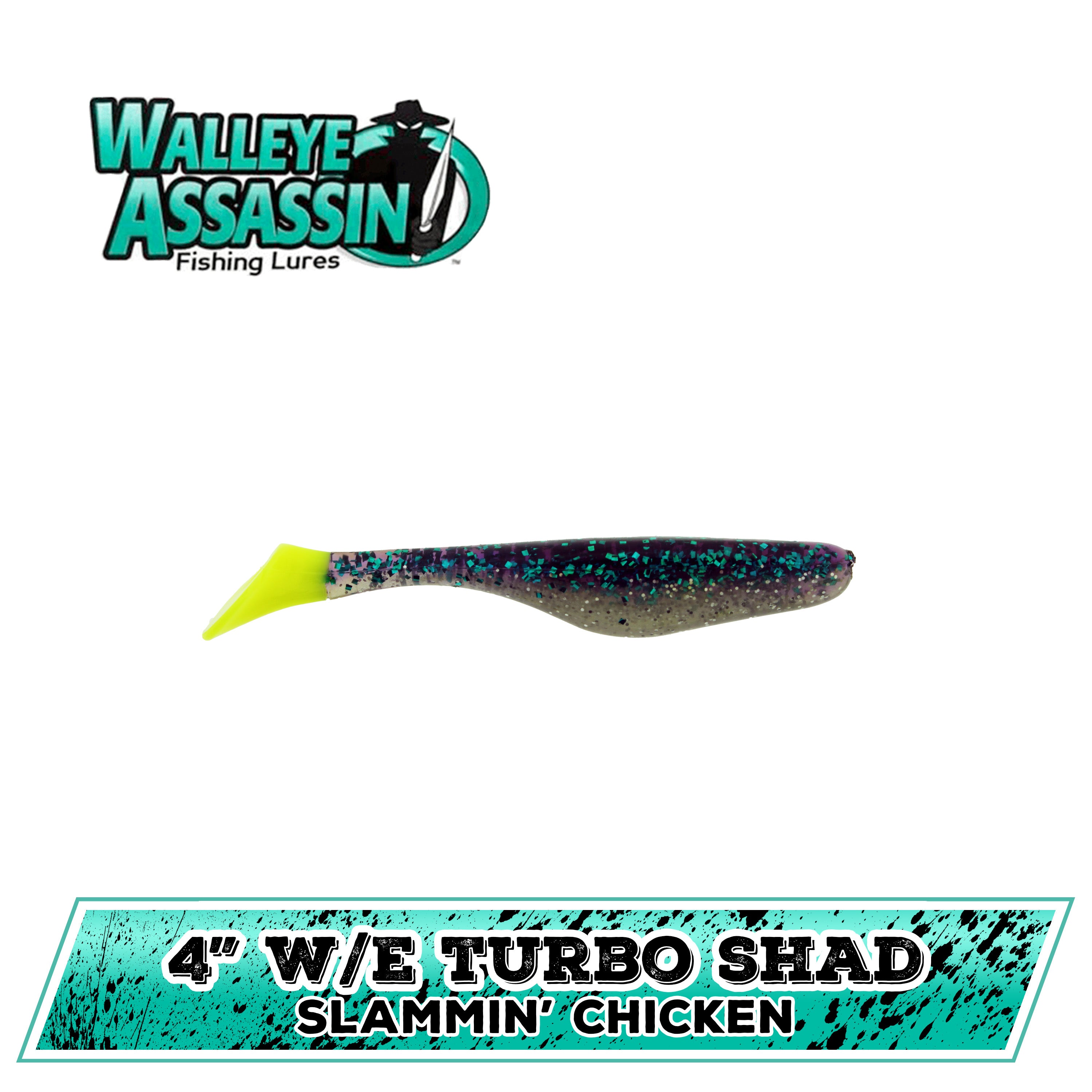4" W/E Turbo Shad (N-Z)