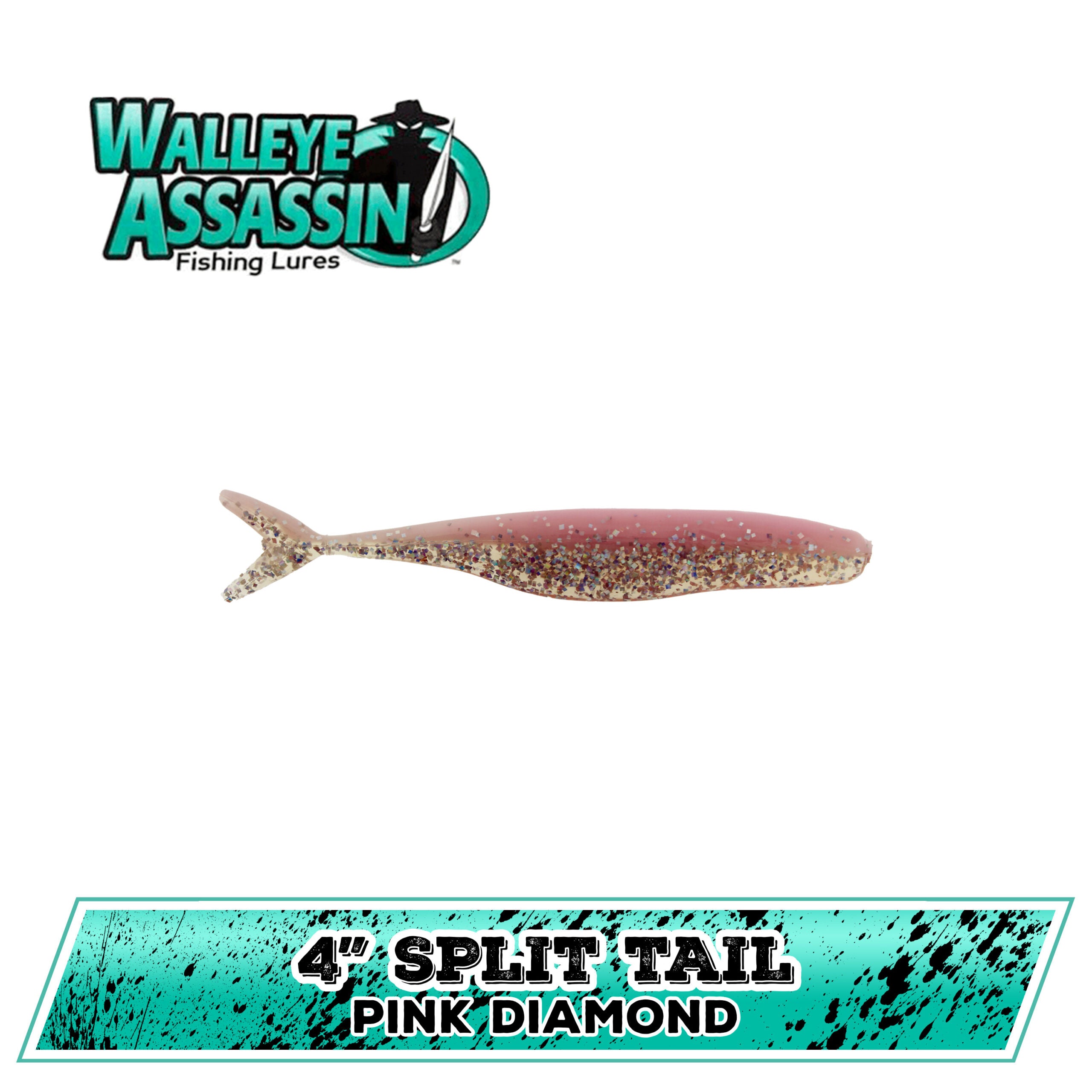 4" WE Split Tail Shad