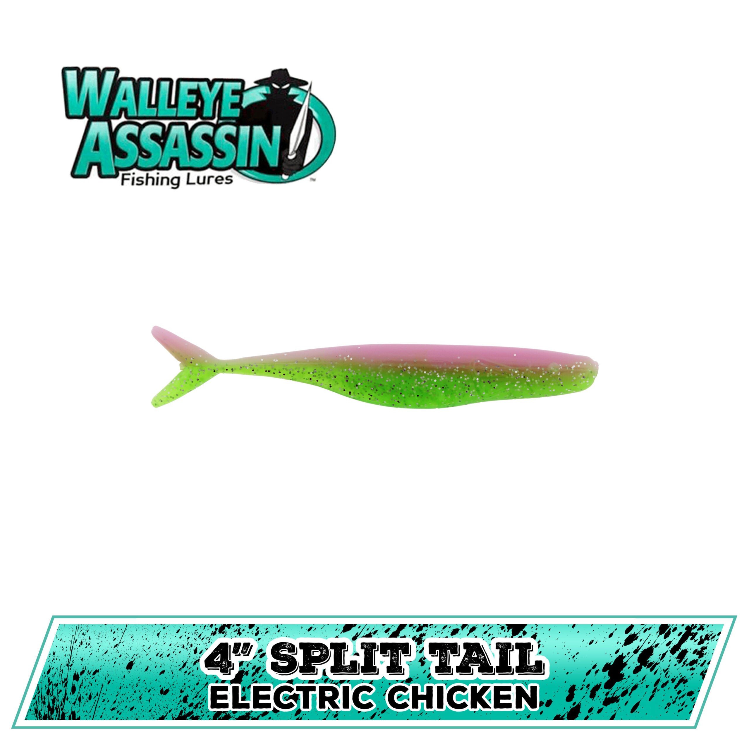 4" WE Split Tail Shad