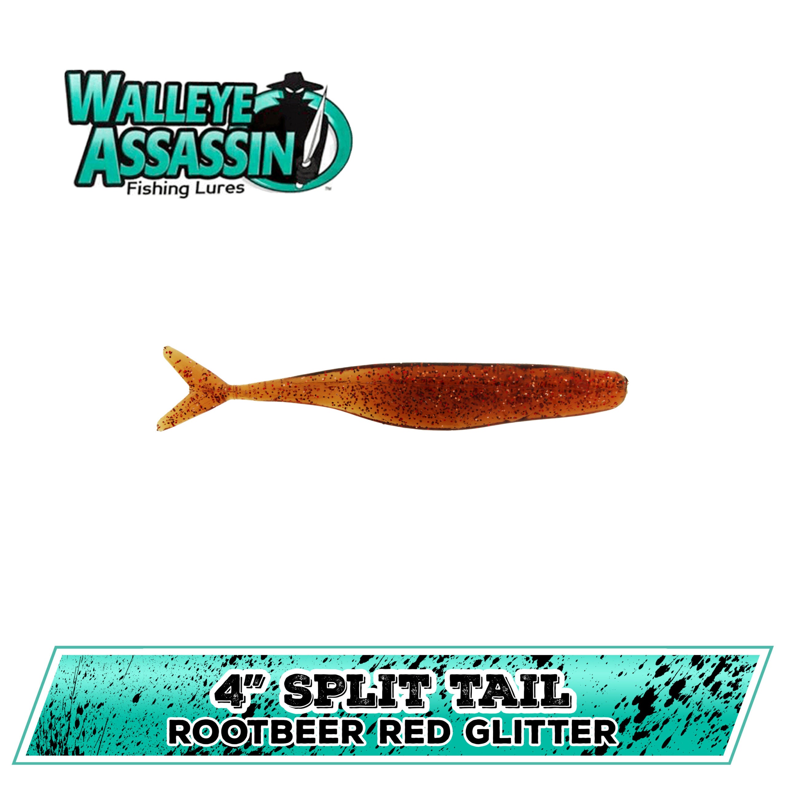 4" WE Split Tail Shad