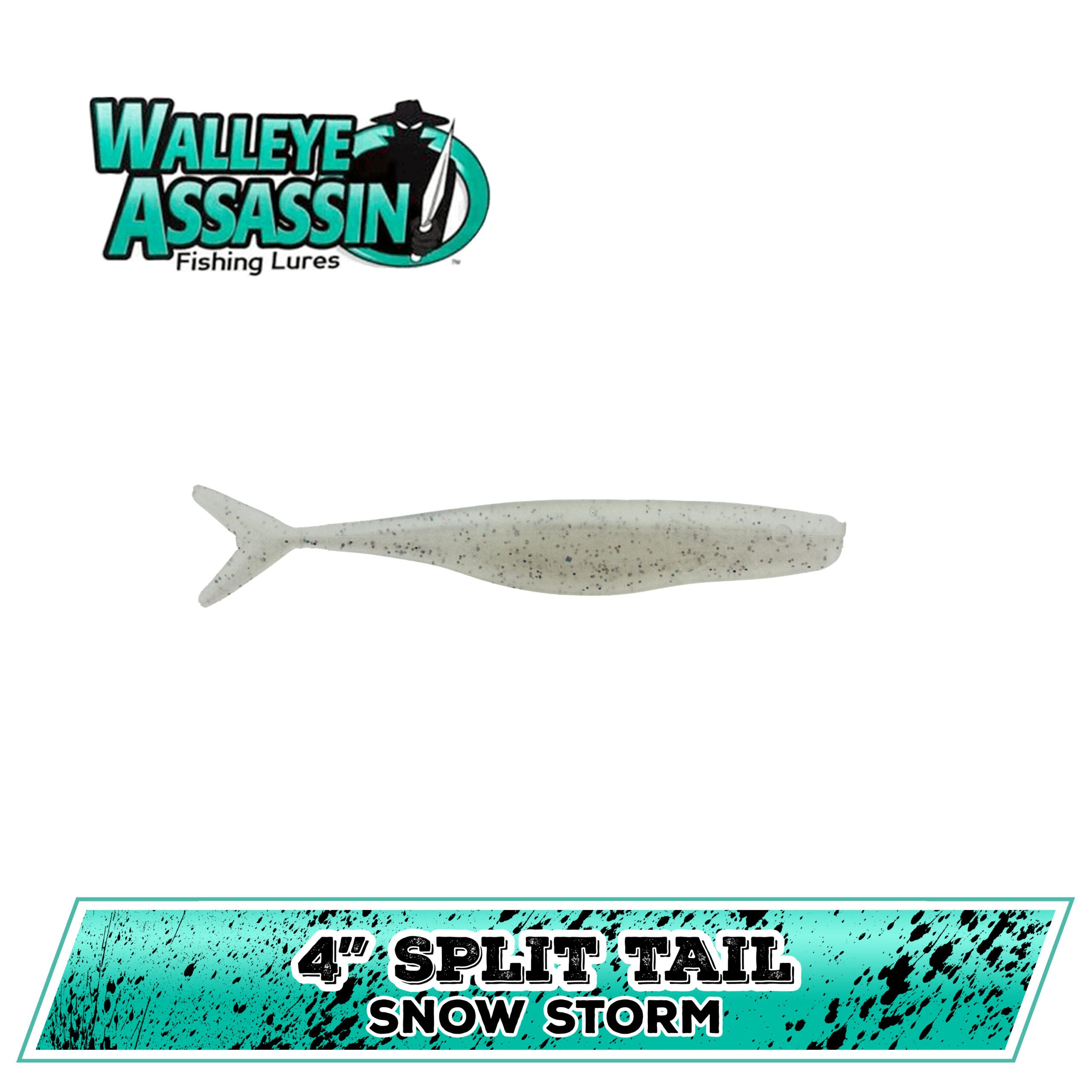 4" WE Split Tail Shad
