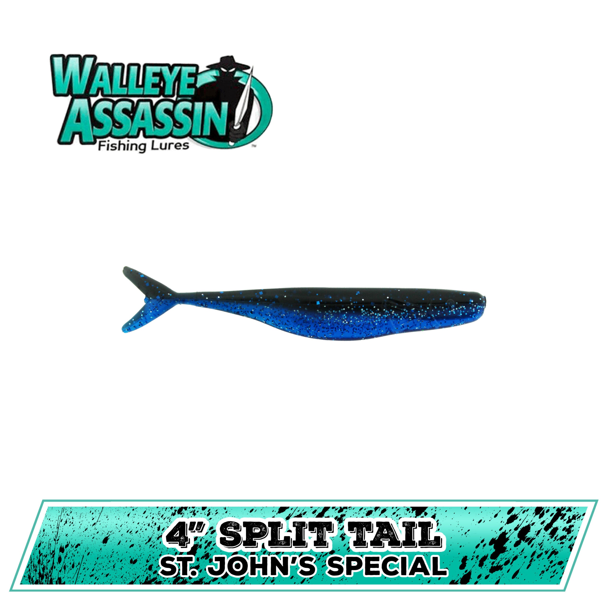 4" WE Split Tail Shad