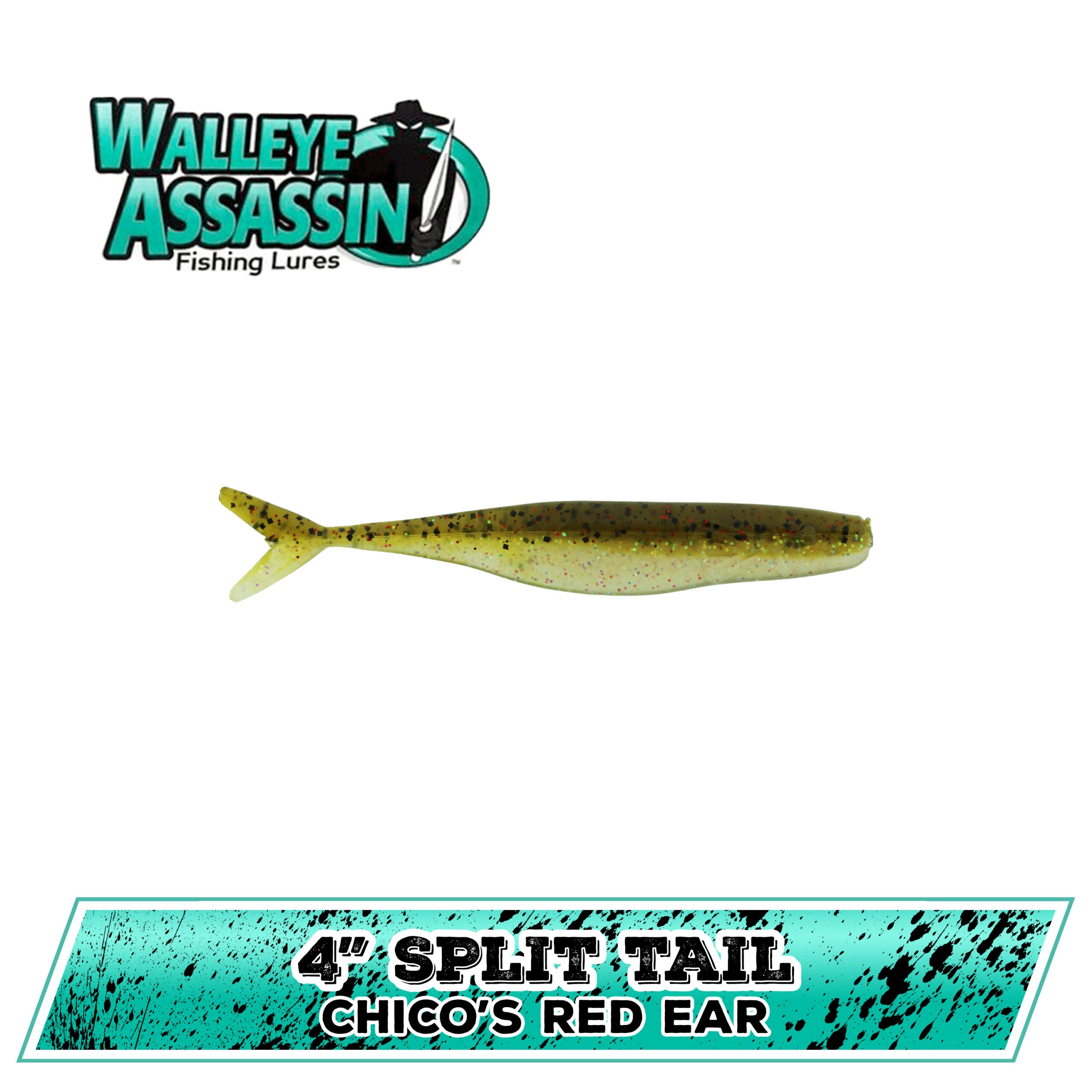 4" WE Split Tail Shad