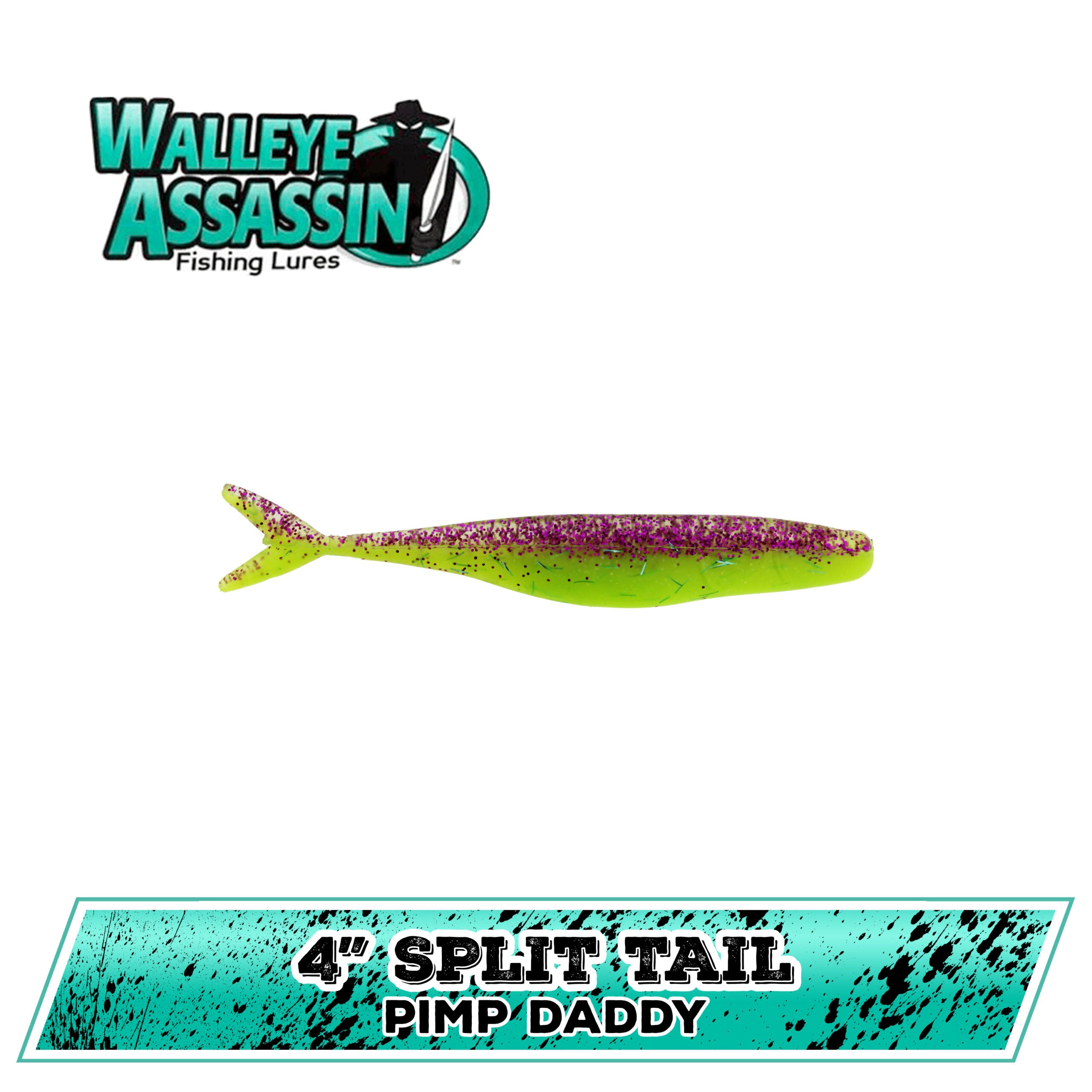 4" WE Split Tail Shad