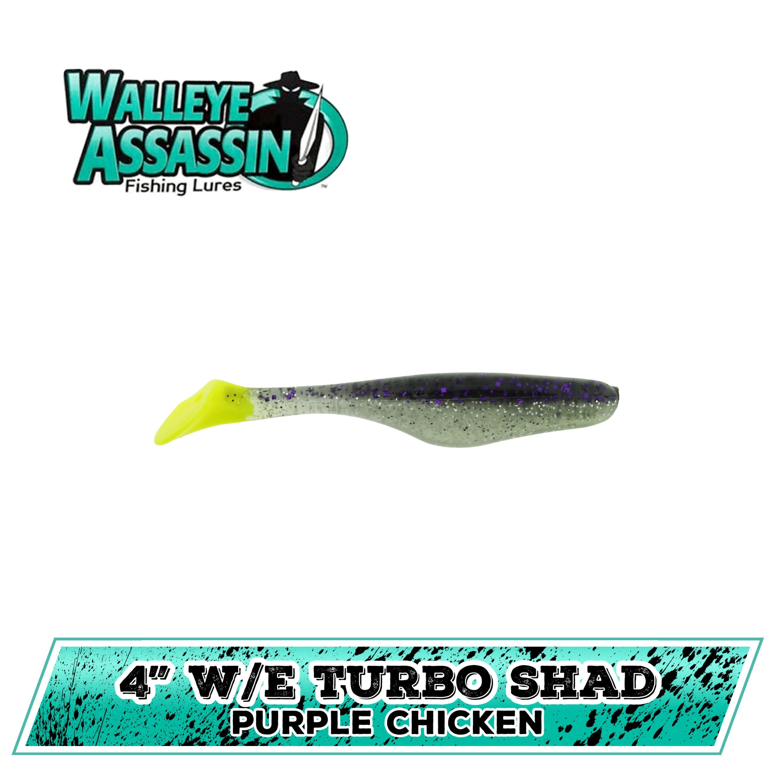 4" W/E Turbo Shad (N-Z)