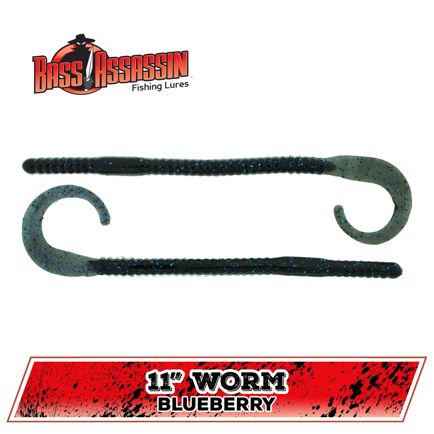 bass assassin bang lures rail worm 11" Worm – Bass Assassin Lures, Inc