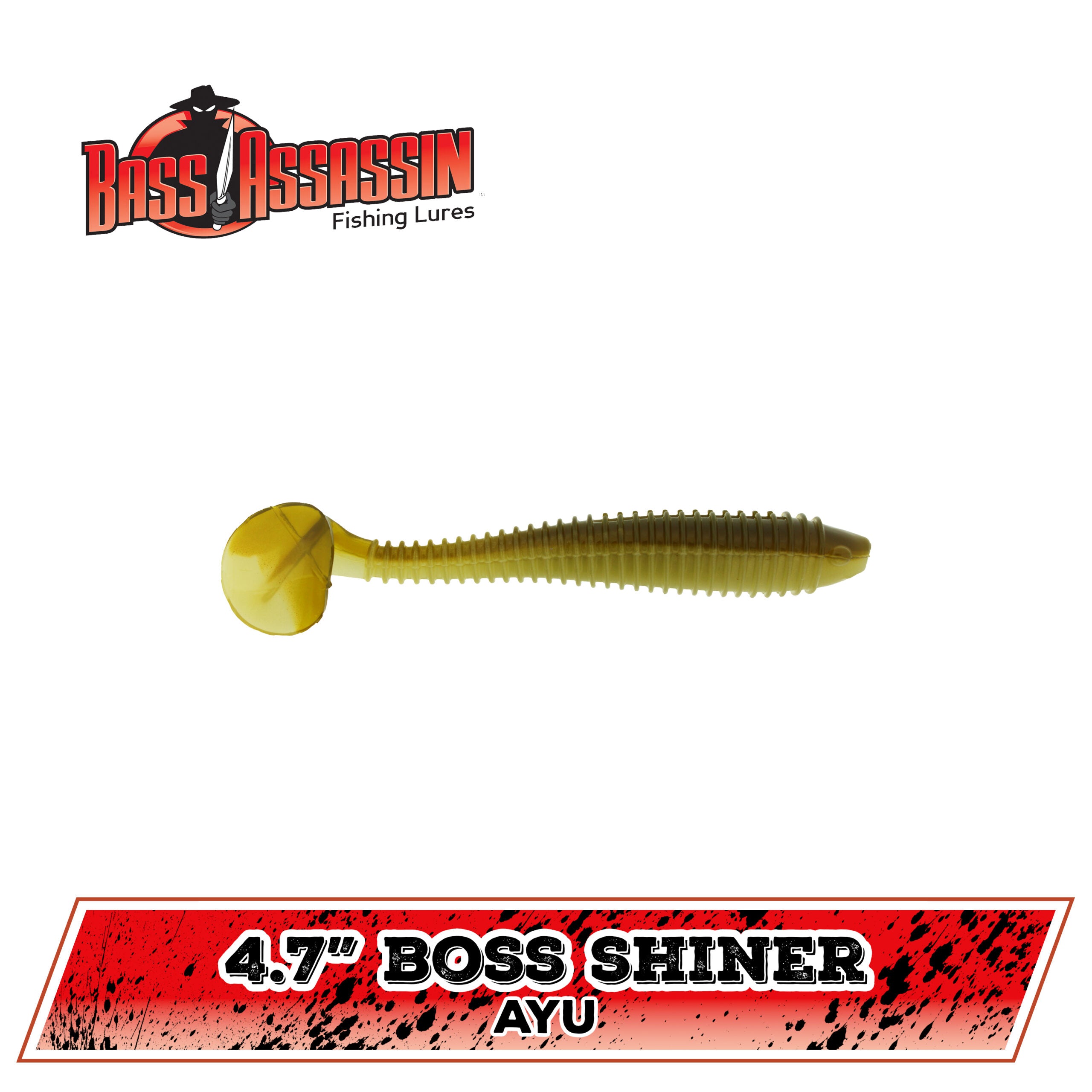 boss fishing lures 4.7" Boss Shiner – Bass Assassin Lures, Inc