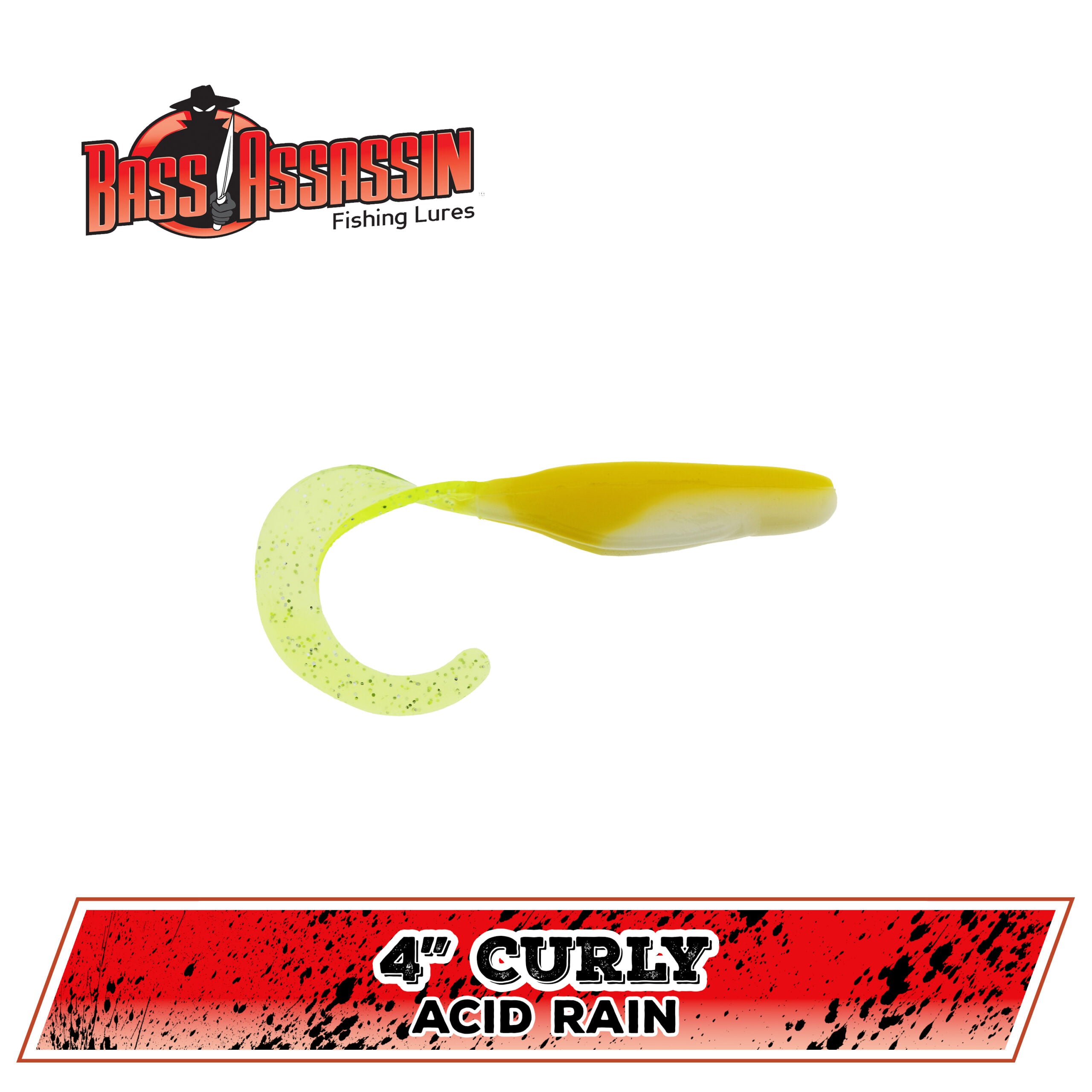 acid rain fishing lure AC Shiners #675 Floating The distinct pulsating action is irresistible and extremely effective in rivers and streams 4" FW Curly Shad
