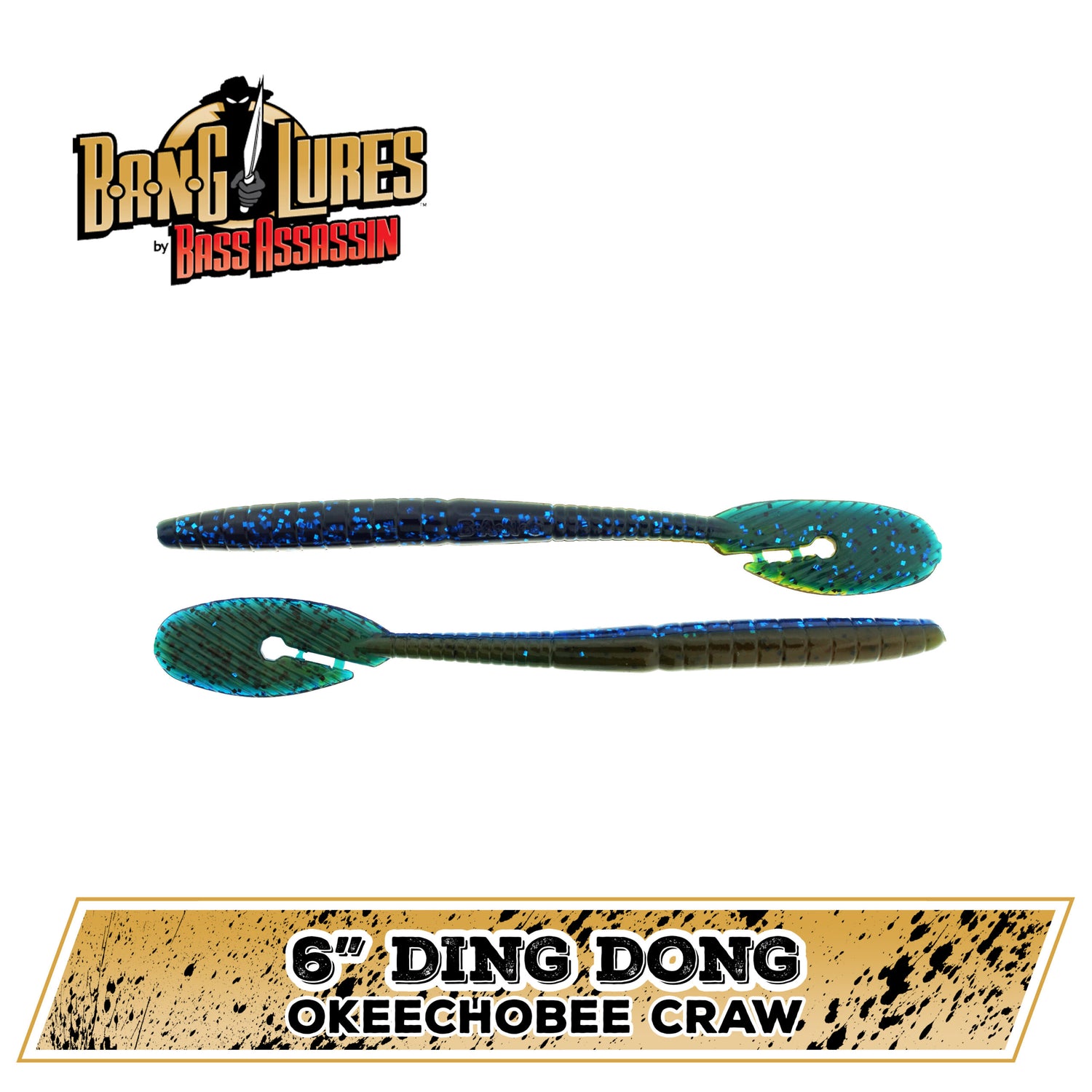 bass lures to use at okeechobee 6" Ding Dong – Bass Assassin Lures, Inc