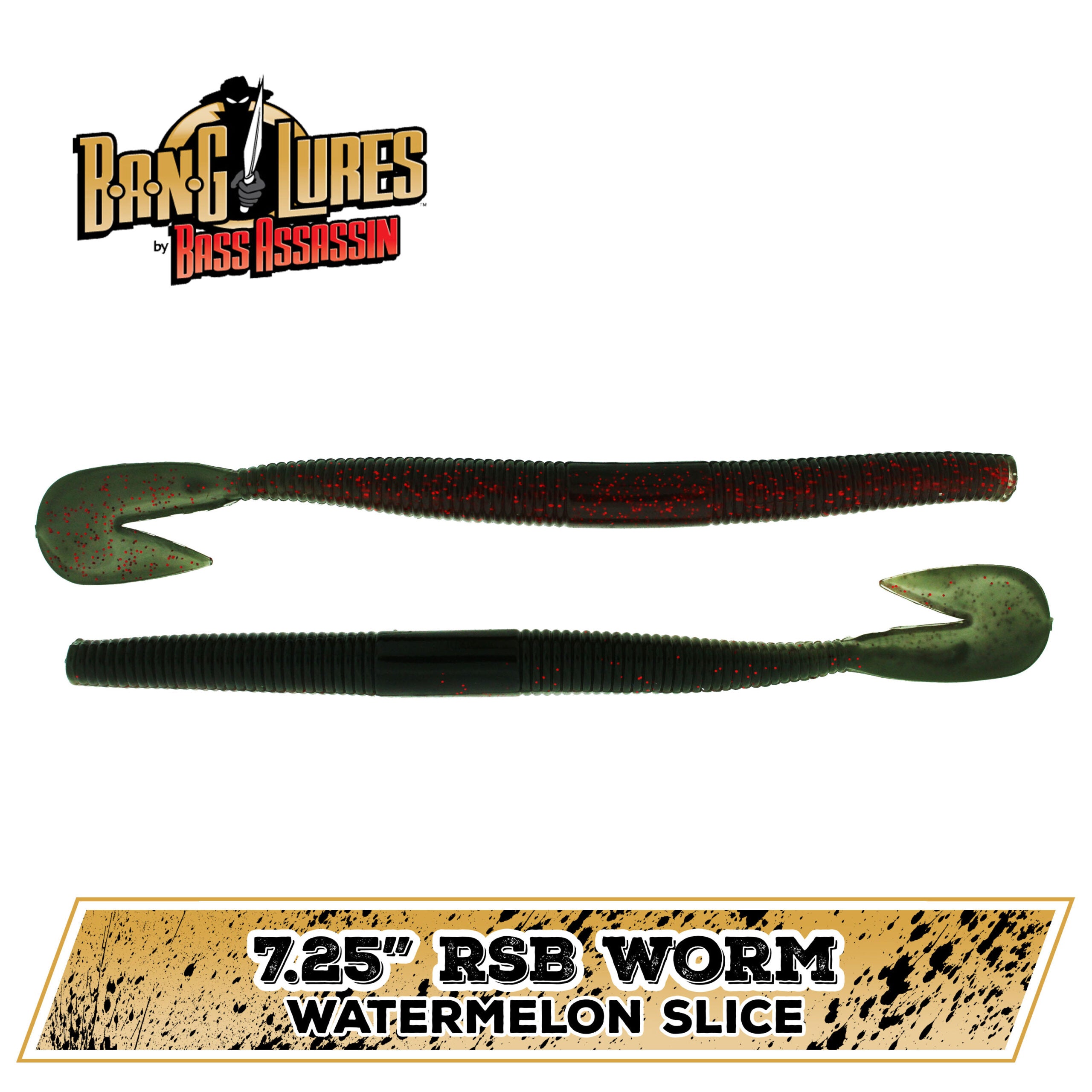 bass assassin bang lures worm 7.25" RSB Worm – Bass Assassin Lures, Inc