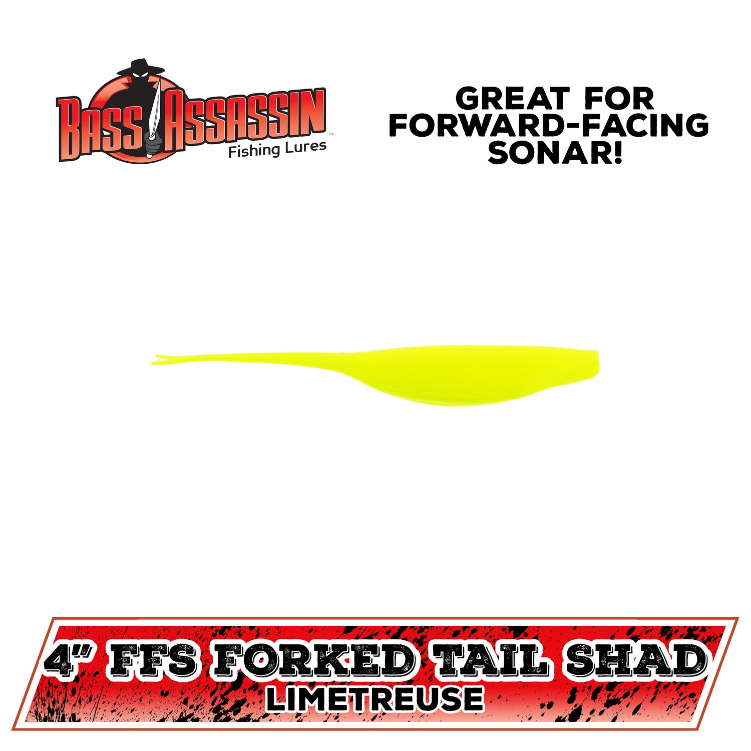 4&quot; Forward-Facing Sonar Forked Tail Shad