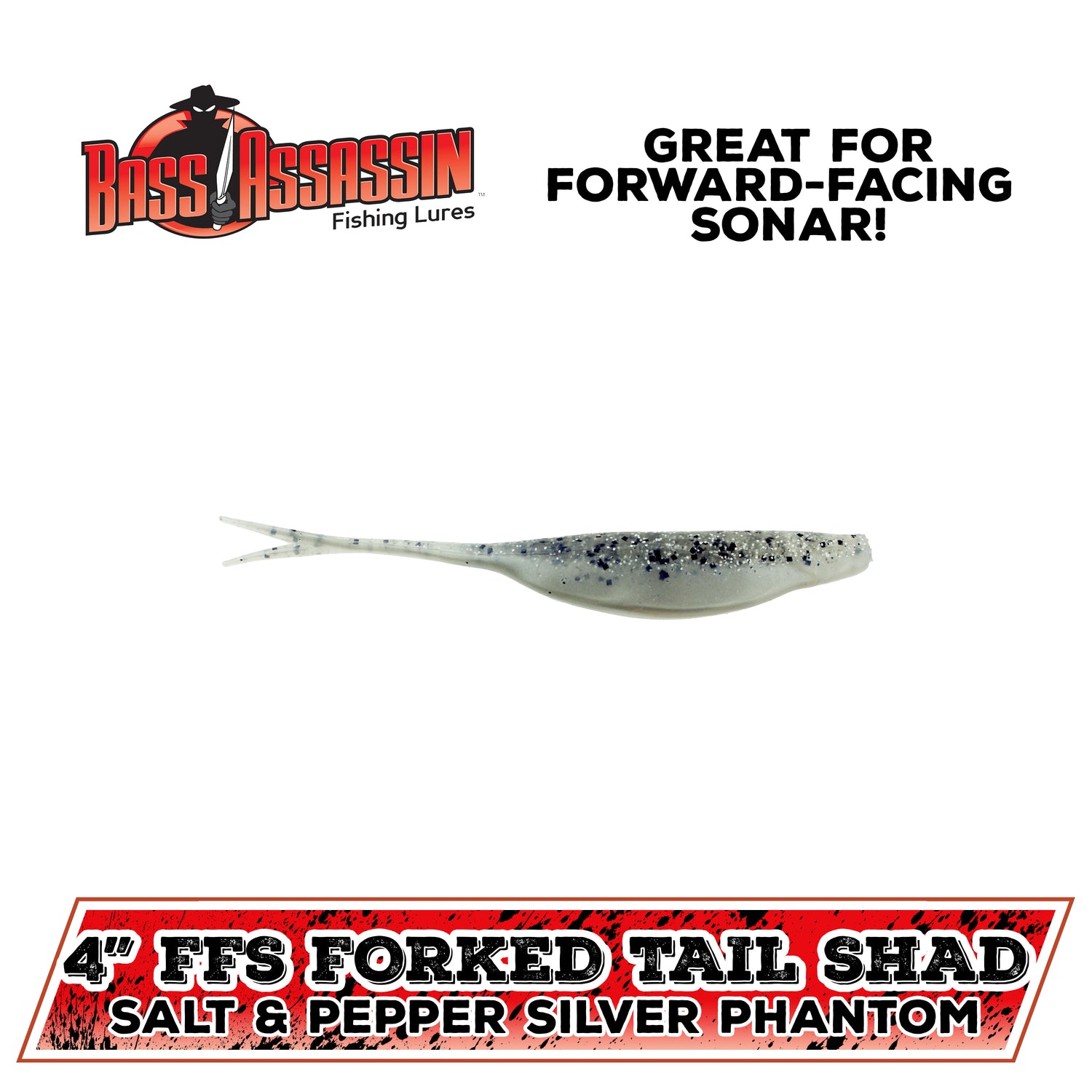 4&quot; Forward-Facing Sonar Forked Tail Shad