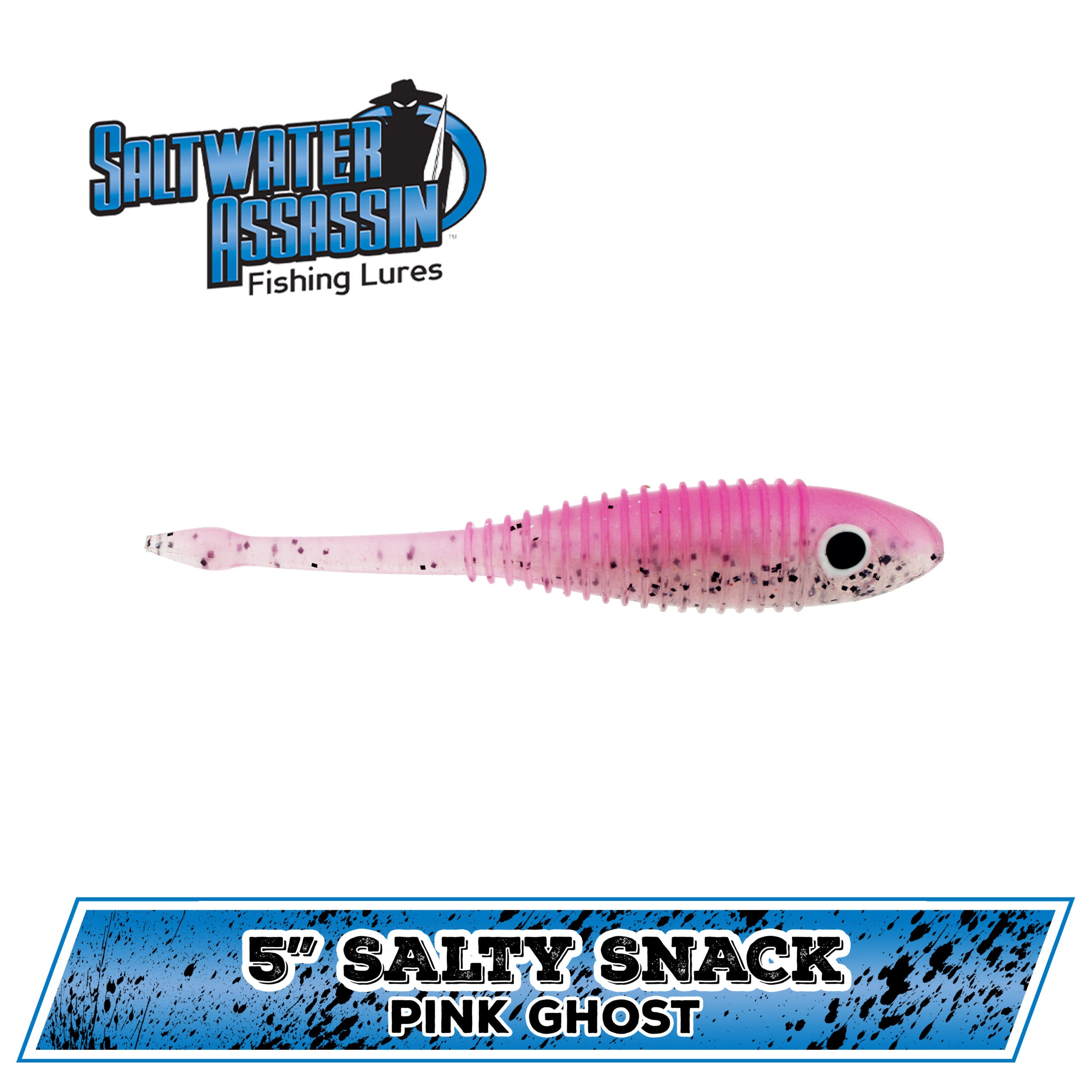 5 Salty Snack 3 CT with Trokar Hook – Bass Assassin Lures, Inc.