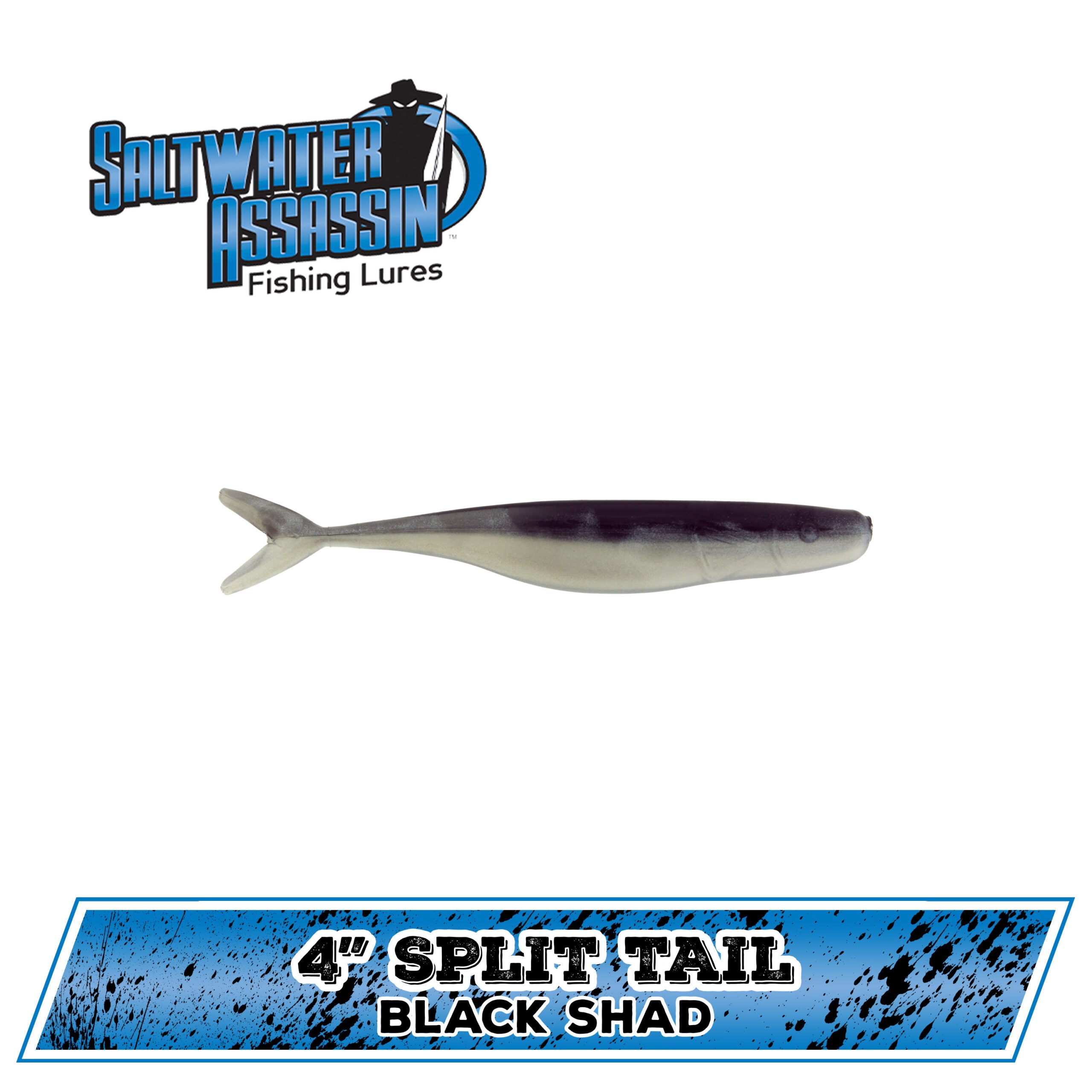 4 SW Split Tail Shad – Bass Assassin Lures, Inc.