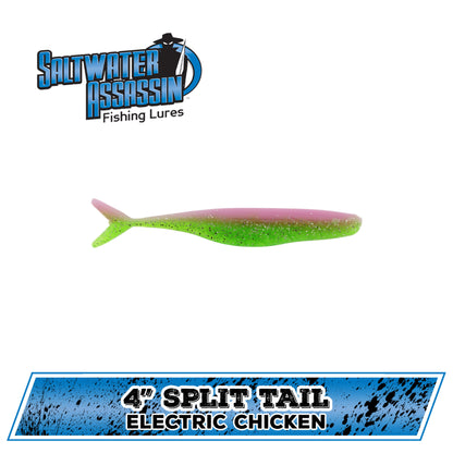 4&quot; SW Split Tail Shad