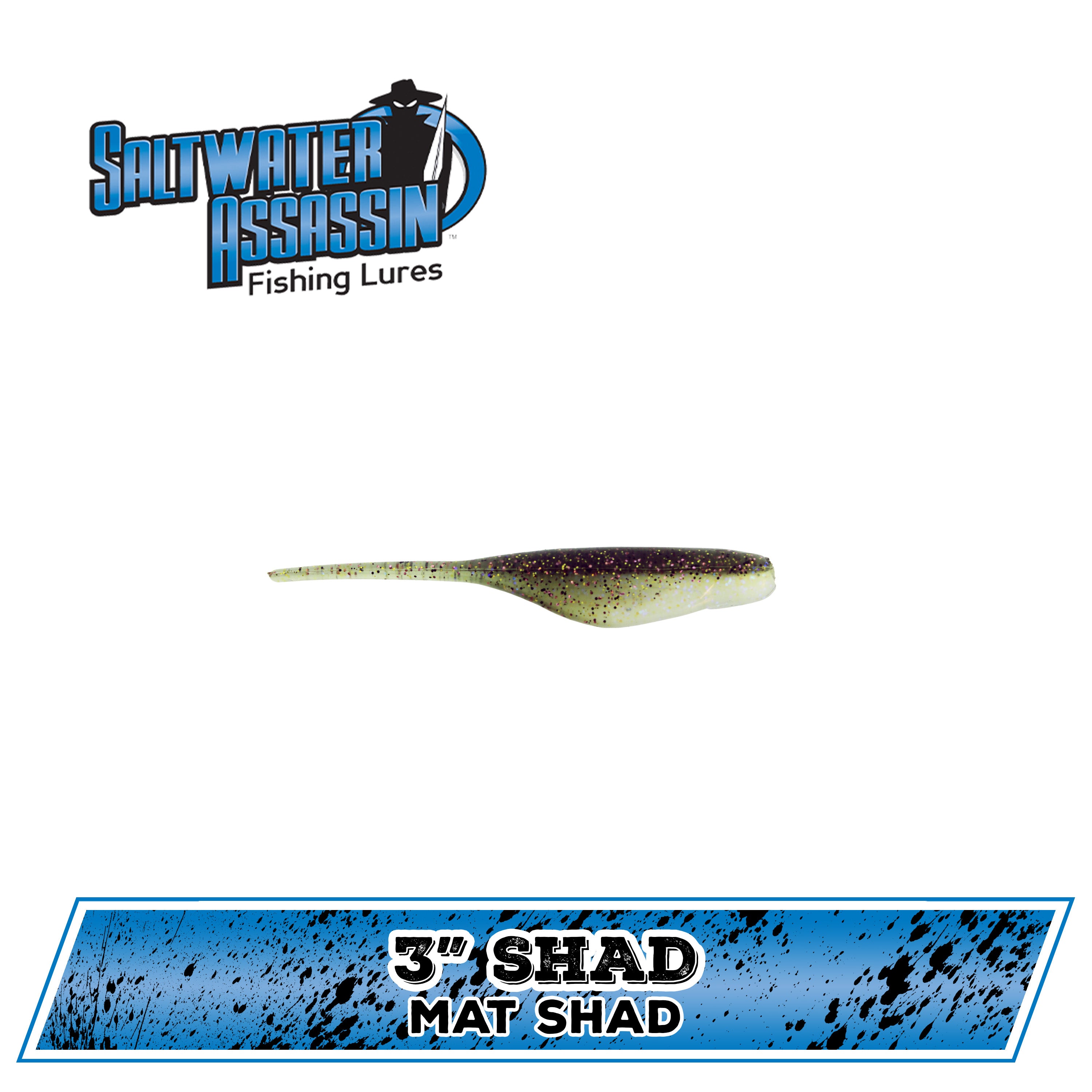 20ct ALEWIFE SHAD 3.5 SASSY SWIMBAITS Bass Fishing Lures Minnow